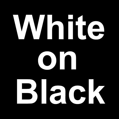 Tze-325 White on Black