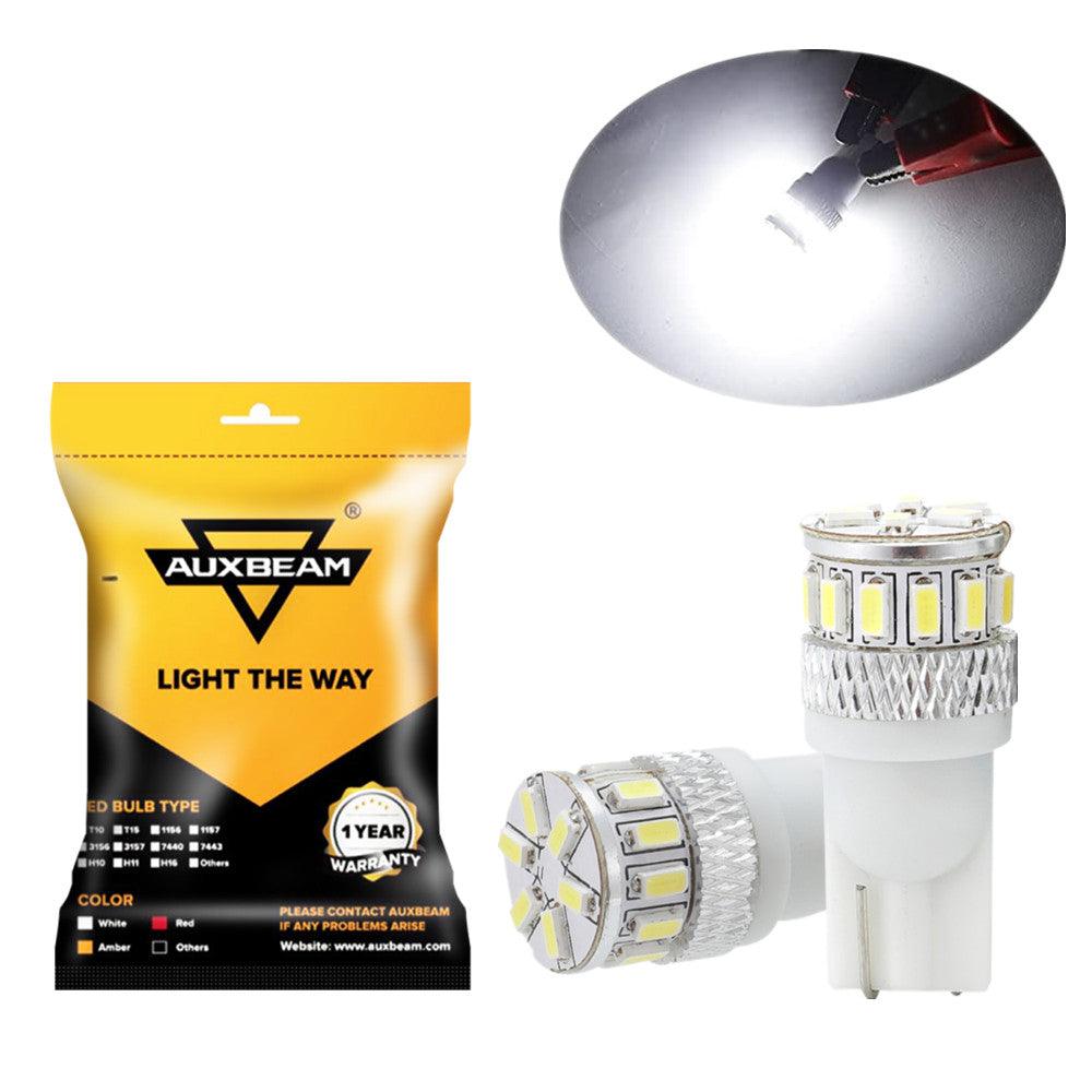 T10/168/194/W5W/2825 White Red Amber LED Canbus Non-Polarity Light Bulb - Dome, Map, License Plate, Trunk & Cargo Lights for Cars, Trucks & SUVs - Interior & Exterior Lighting Upgrade