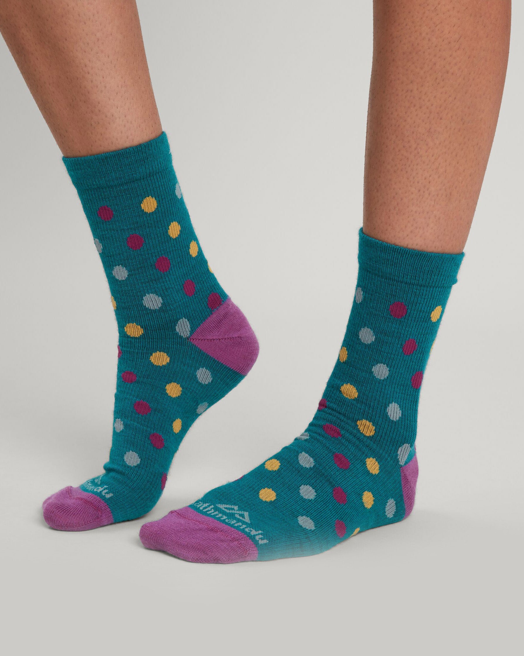 Premium Merino Wool Socks for Men & Women - Soft & Breathable Hiking & Outdoor Socks with Midnight Jewel Spot Design - Perfect for Camping, Travel & Cold Weather Activities