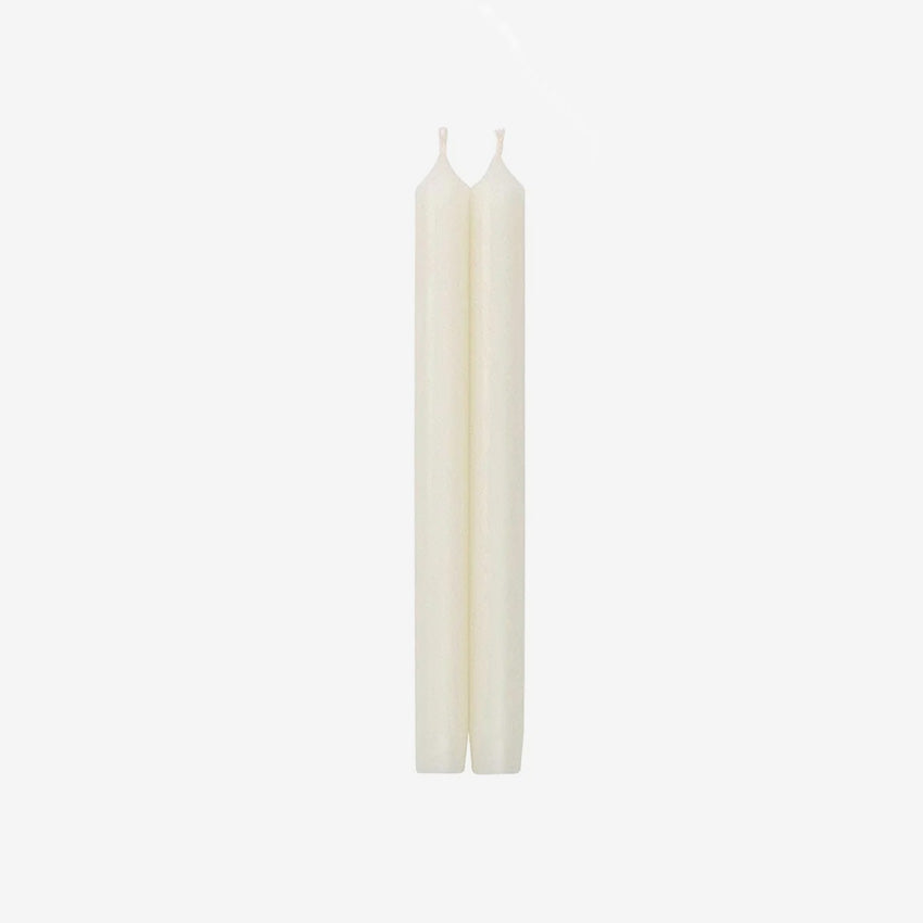 Caspari Duet Crown Candle Pair - Elegant Floral Scented Candles for Home Decor, Wedding Centerpieces & Romantic Ambiance