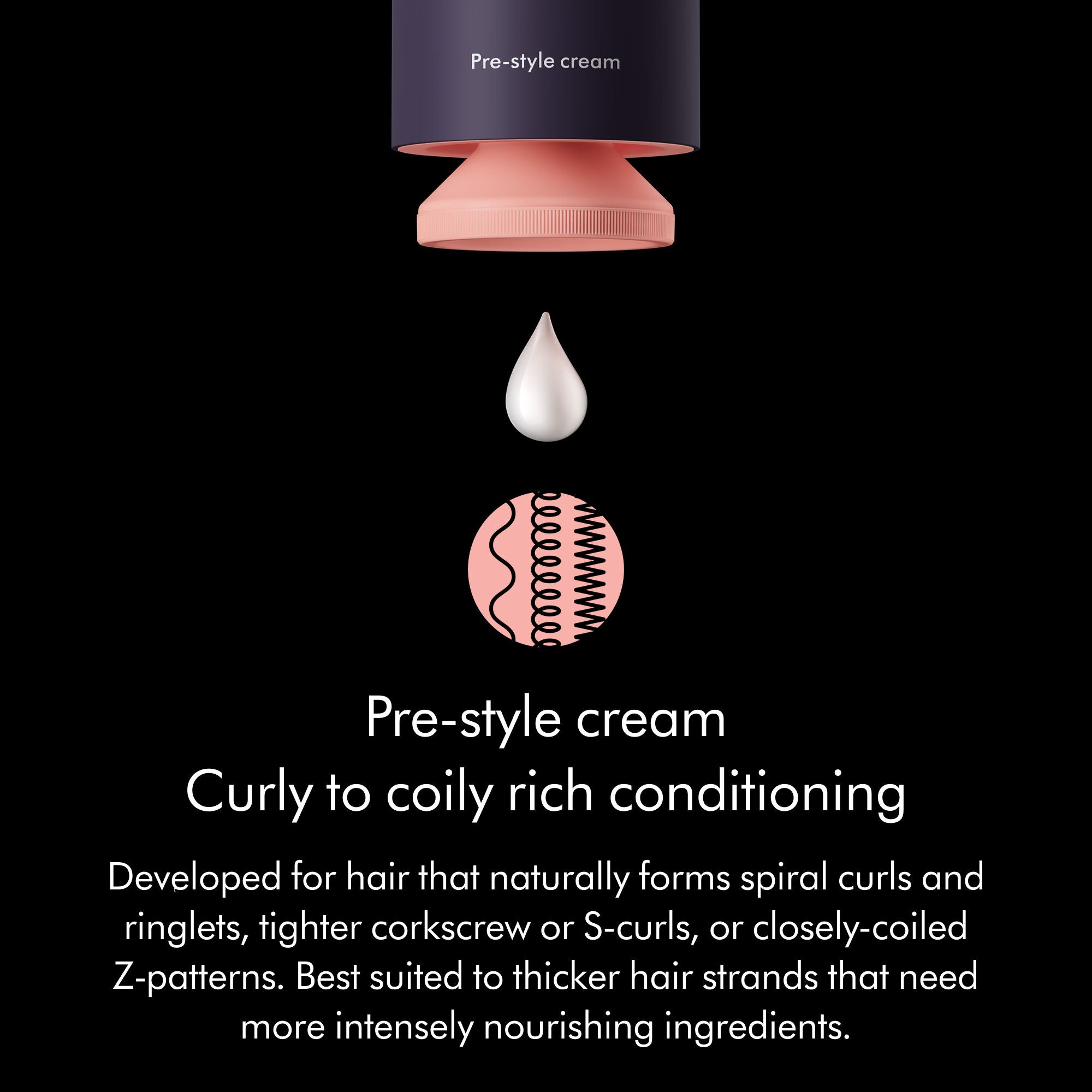 Chitosan Pre-Style Cream for Curly to Coily Hair - Deep Conditioning Treatment for Natural Hair | Perfect for Wash Day & Twist Outs