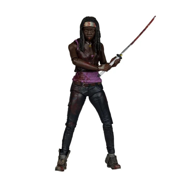 McFarlane Michonne Action Figure - The Walking Dead TV Series Collectible for Fans & Display