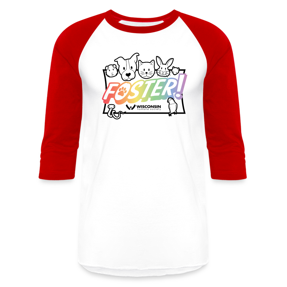 Foster Pride Baseball T-Shirt - Comfortable Cotton Tee for Men & Women - Perfect for Games, Practice & Casual Wear