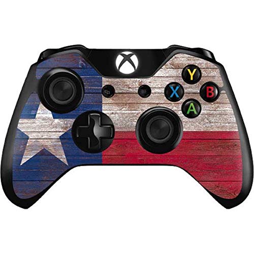 Skinit Texas Flag Dark Wood Gaming Skin Decal for Xbox One Controller - Custom Protective Cover for Enhanced Grip & Style - Perfect for Gaming Enthusiasts & Home Decor