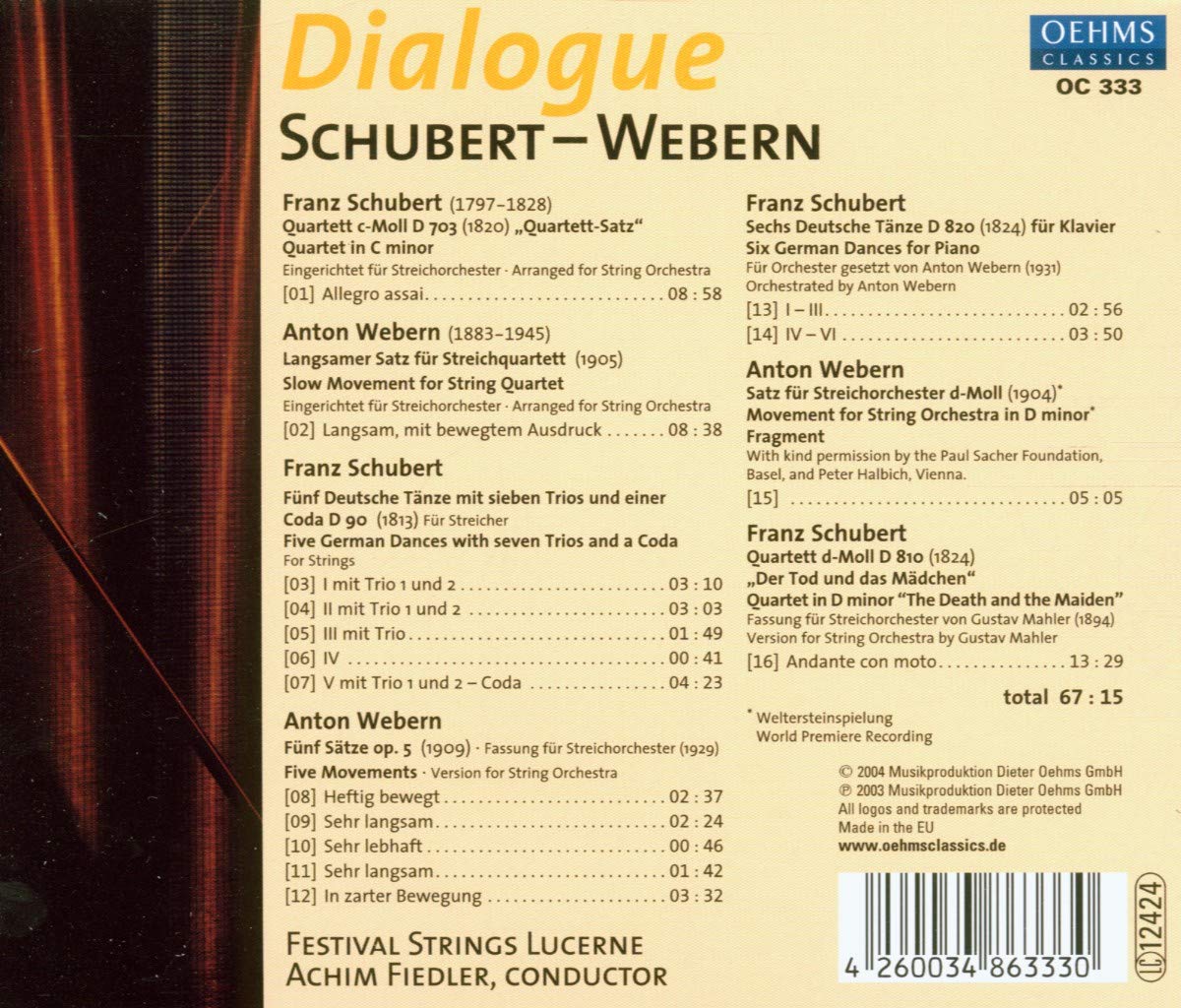 Schubert String Quartet No.12 'Quartettsatz' & Andante Con Moto - Arrangements for String Orchestra | Classical Music for Concerts, Weddings & Relaxation