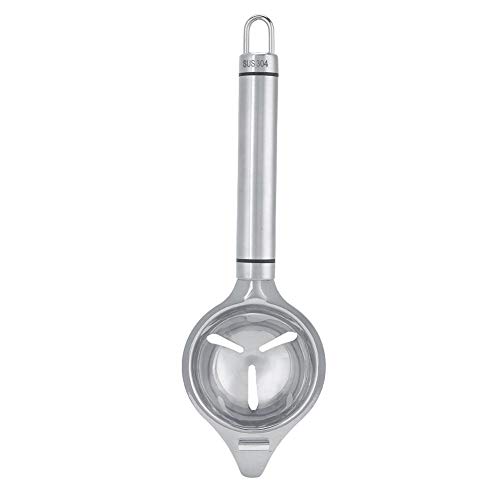 Stainless Steel Egg Yolk Separator - Egg White and Yolk Strainer Divider Kitchen Tool for Baking, Cooking, and Healthy Breakfast Prep
