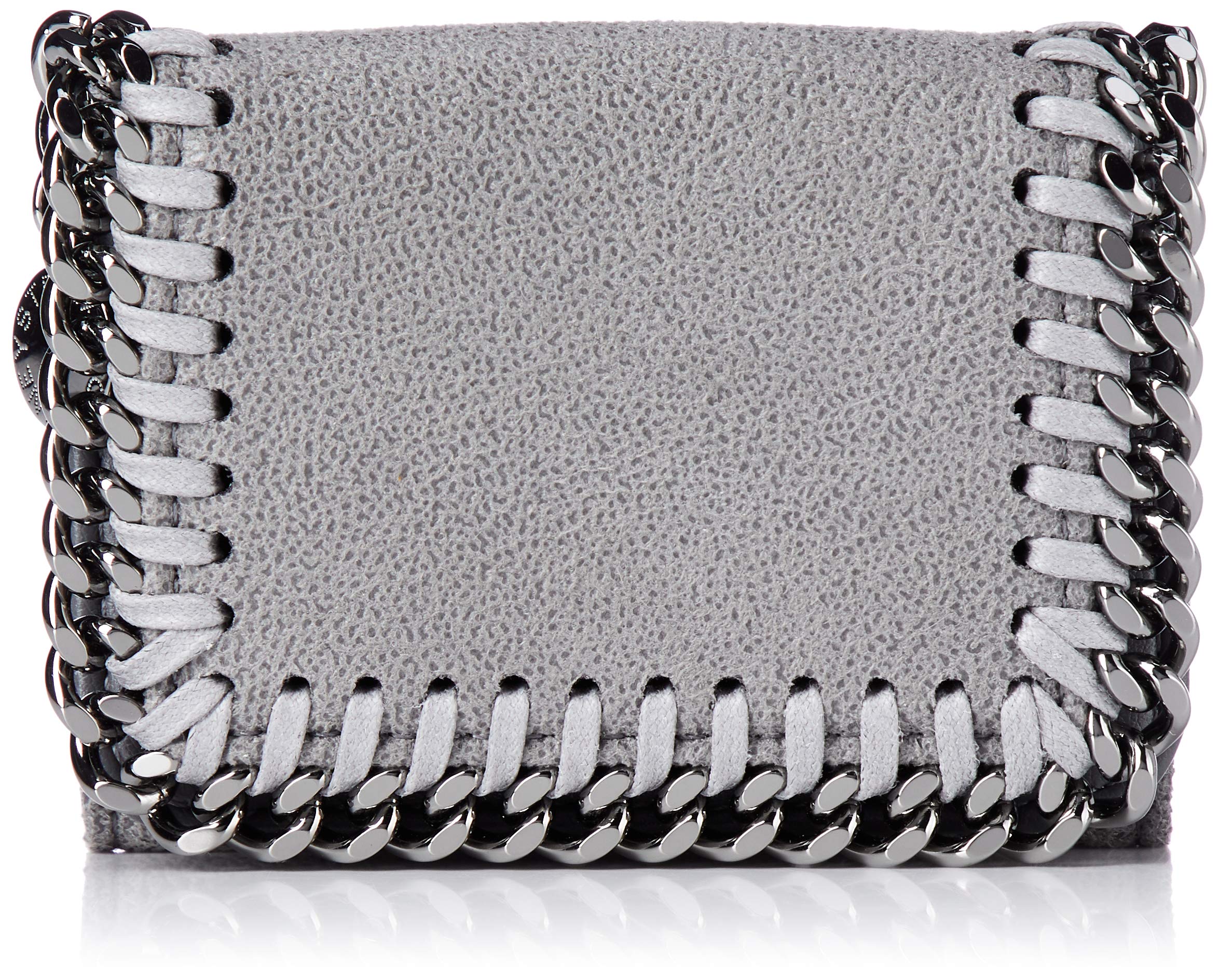 Stella McCartney Women's Trifold Mini Wallet - Vegan Leather Compact Card Holder for Everyday Use, Travel & Gifts