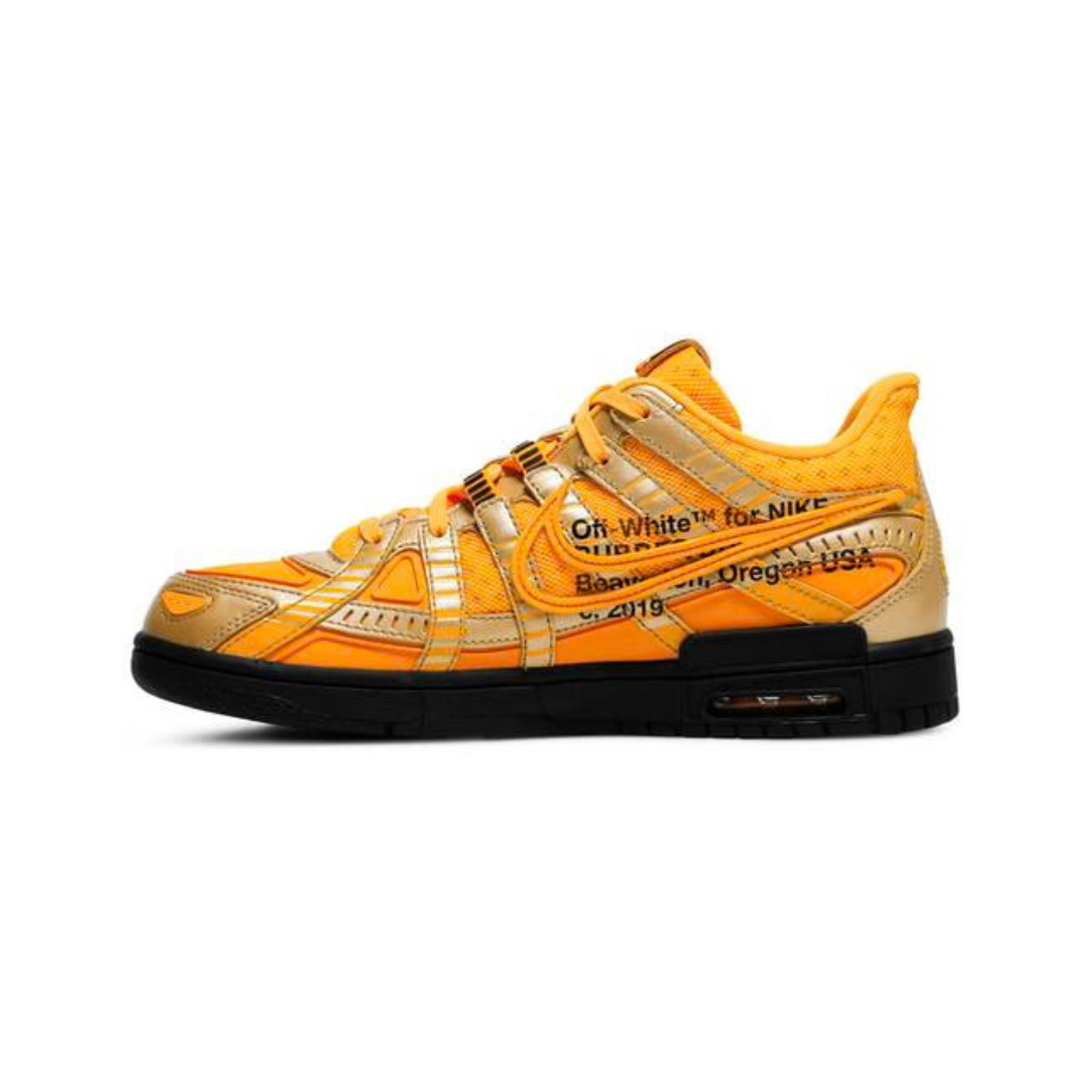 Nike Air Rubber Dunk Off-White 'University Gold' Sneakers - Stylish & Comfortable for Streetwear, Casual Outfits & Sneaker Collectors