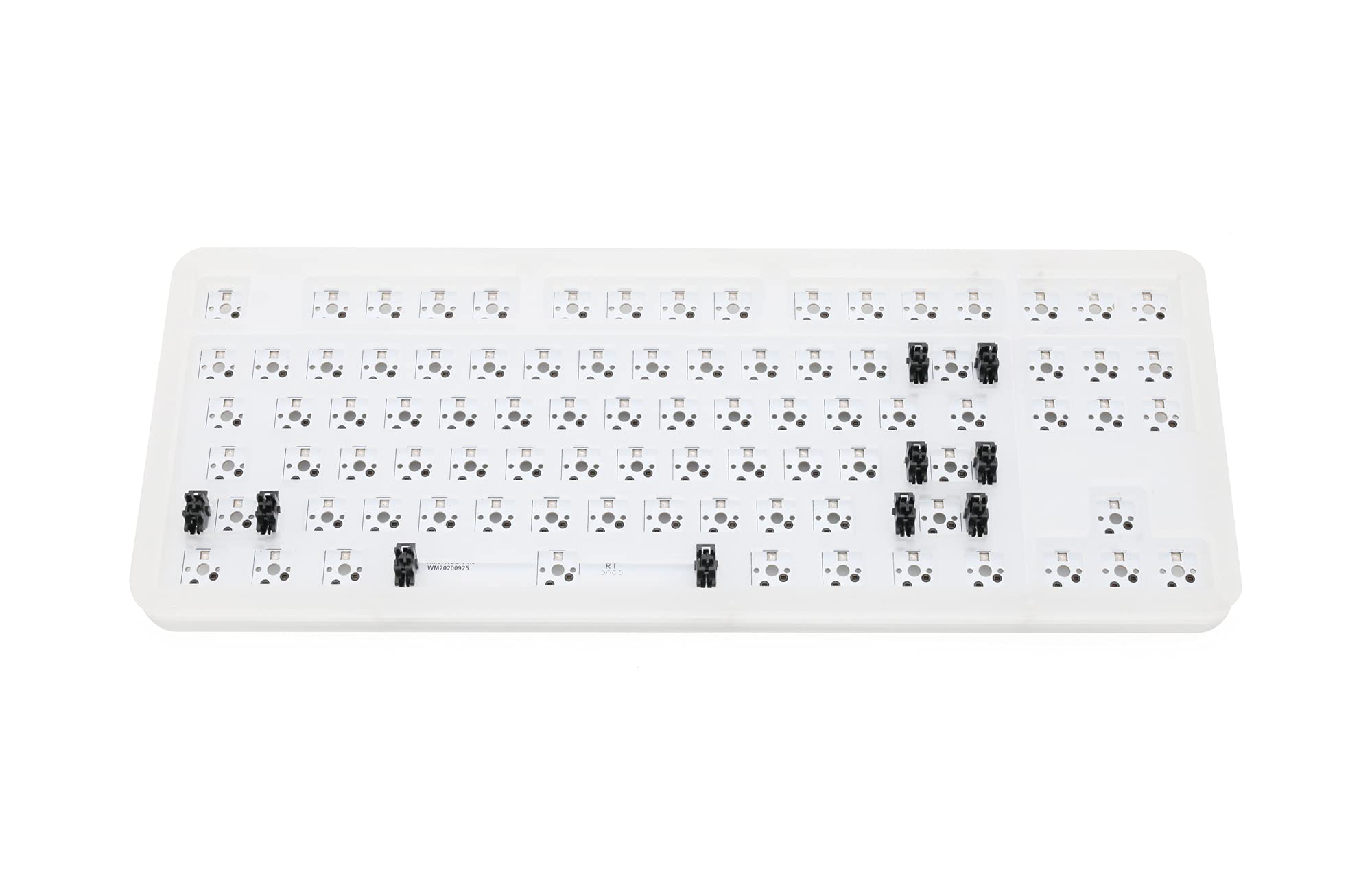 KPREPUBLIC INKC 87 Key Hot Swappable Mechanical Keyboard Kit - 80% TKL Acrylic Case with RGB Lighting, Gateron Black Switches - Perfect for Gaming, Coding & Office Work
