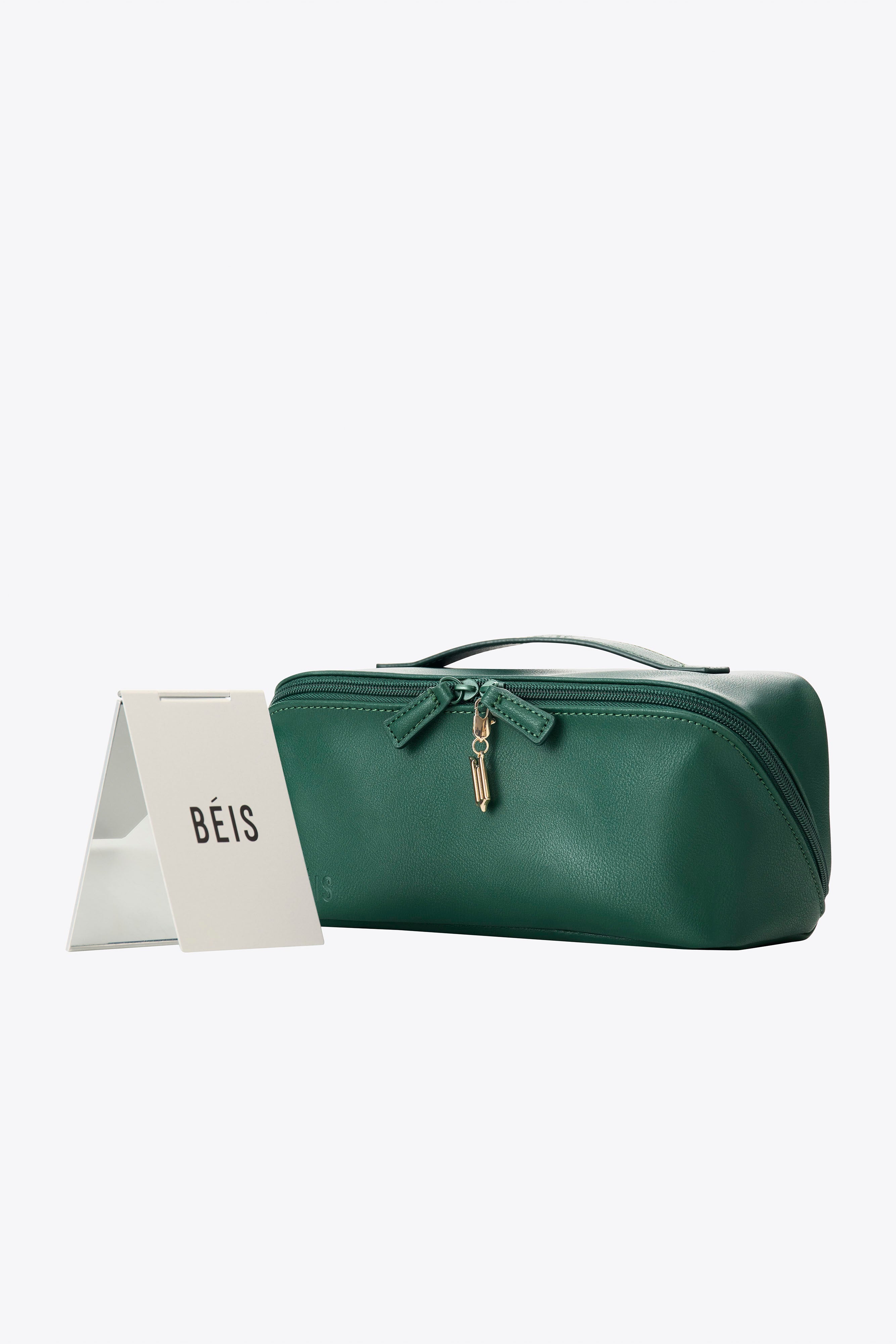 Premium Wicked Green Toiletry Kit - Travel Cosmetic Bag for Men & Women | Perfect for Gym, Camping & Vacation Essentials