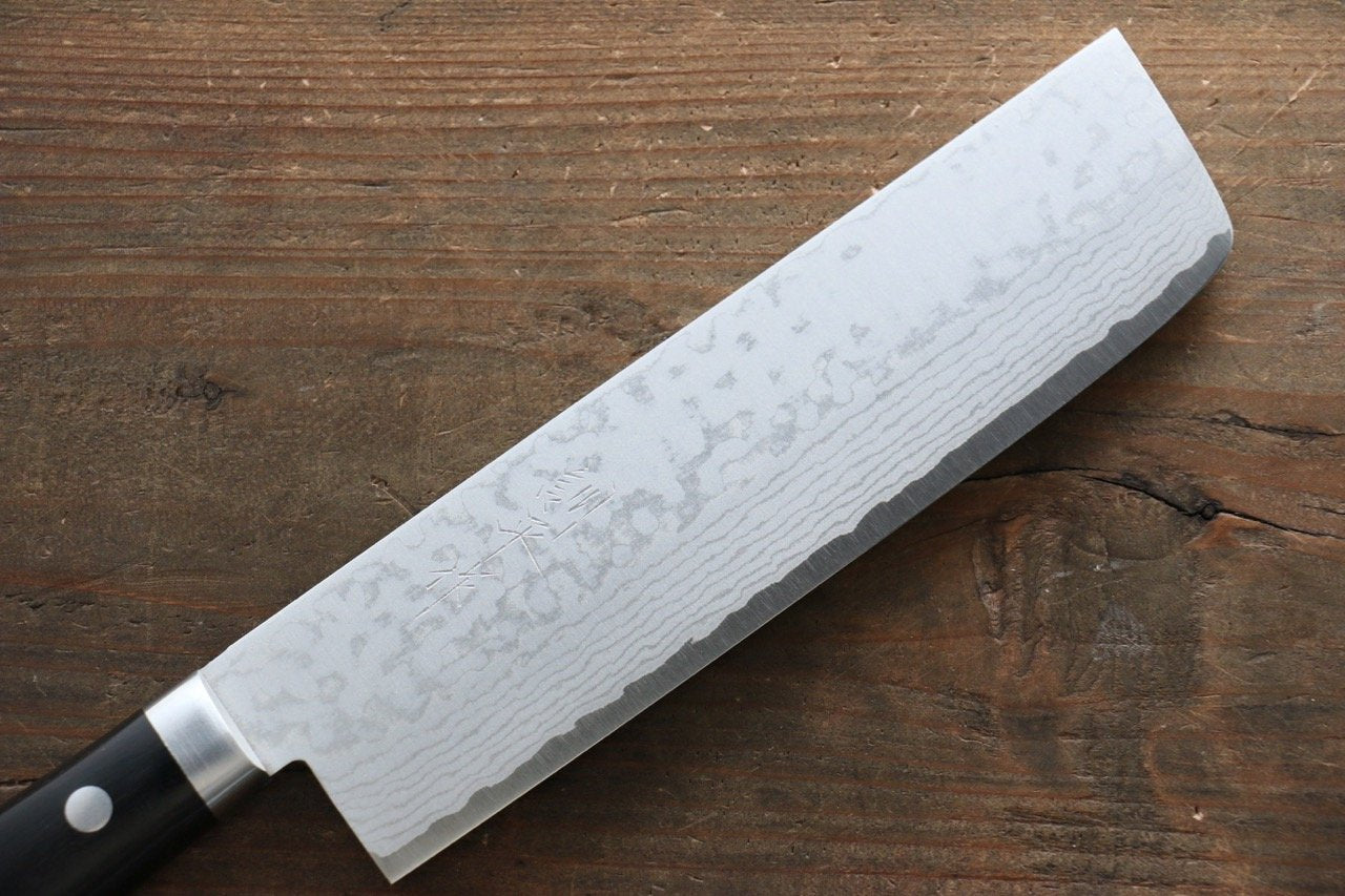 Premium Kunihira Sairyu VG10 Damascus Usuba Knife 165mm - Japanese Chef's Knife with Pakkawood Handle - Perfect for Sushi, Vegetables & Precision Cutting