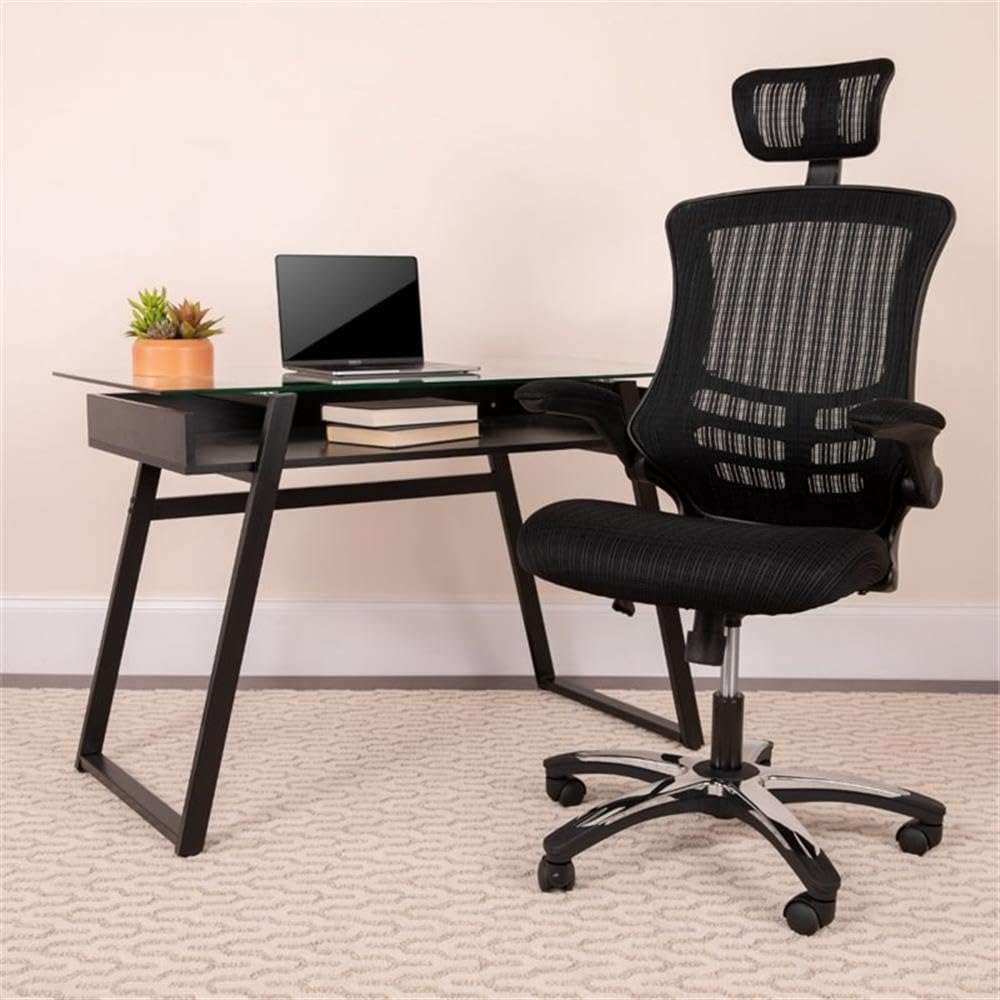 UrbanPro Traditional High Back Executive Office Swivel Chair - Ergonomic Black Leather Desk Chair for Home & Business Use | Perfect for Office, Conference Room, and Study