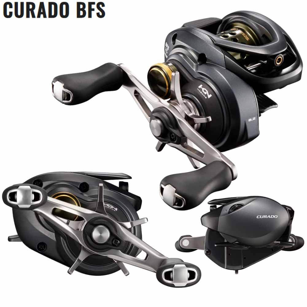 Shimano Curado BFS Baitcasting Reel - Lightweight Fishing Reel for Bass & Trout | Perfect for Freshwater & Saltwater Fishing