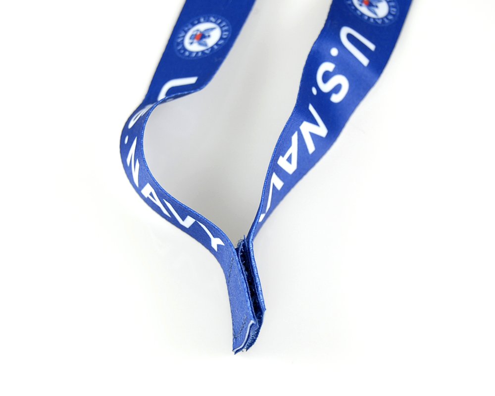 Official US Navy Lanyard - Military Blue for ID Badges & Keys
