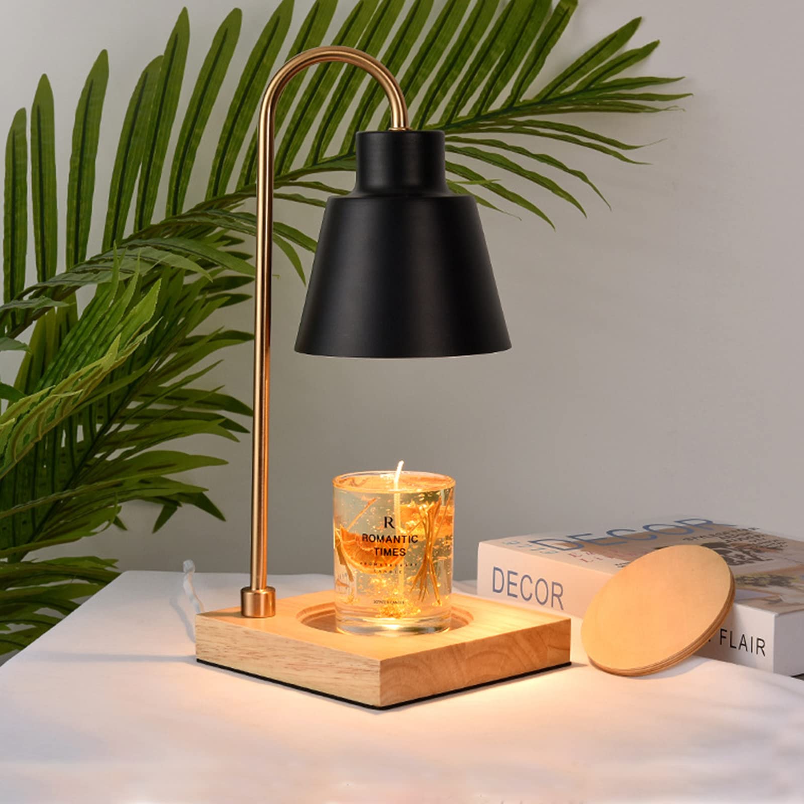 Premium Aromatherapy Wax Warmer Lamp - Adjustable Temperature Candle Warmer with Fragrance Diffuser for Home, Bedroom, Living Room & Office Decor | Perfect for Relaxation, Meditation & Stress Relief