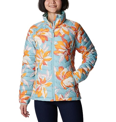 Aqua Haze Poinsettia Print