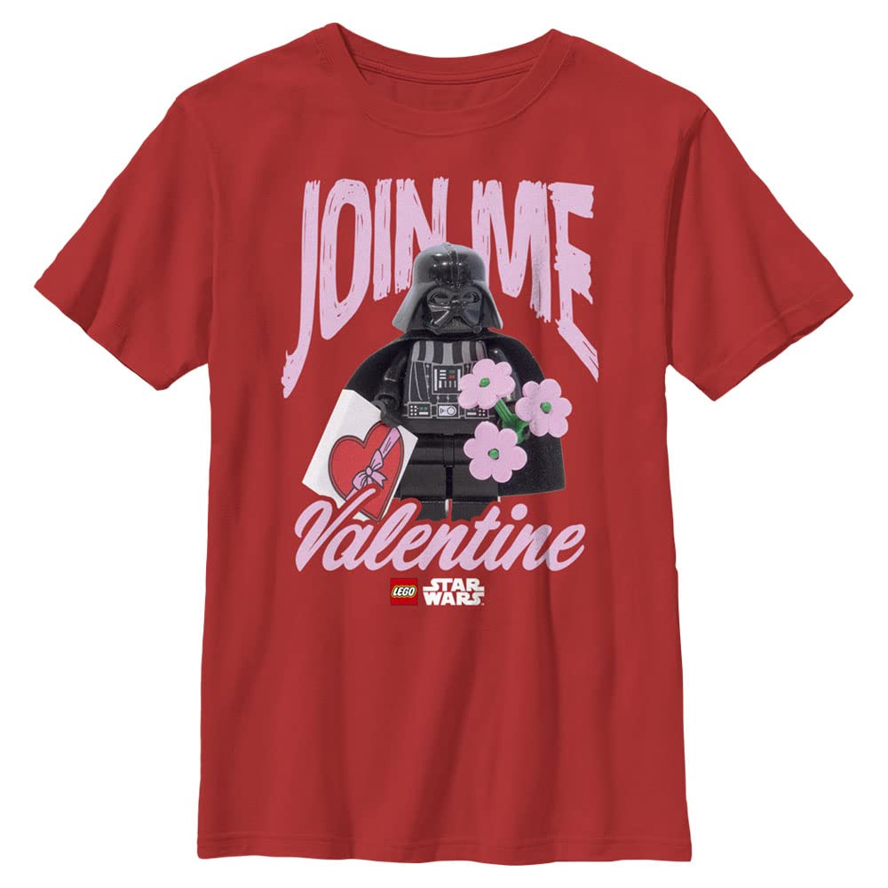 Lego Star Wars Join Me Vader Boys Short Sleeve T-Shirt - Kids Graphic Tee for Star Wars Fans | Perfect for Playdates, Birthday Parties & Everyday Wear