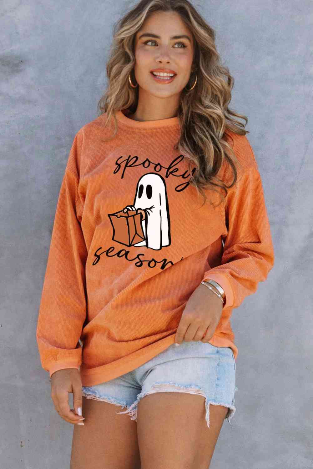 Spooky Season Graphic Sweatshirt - Halloween Pullover Hoodie for Women & Men | Cozy Fall Fashion for Pumpkin Patch, Trick or Treating & Autumn Outings