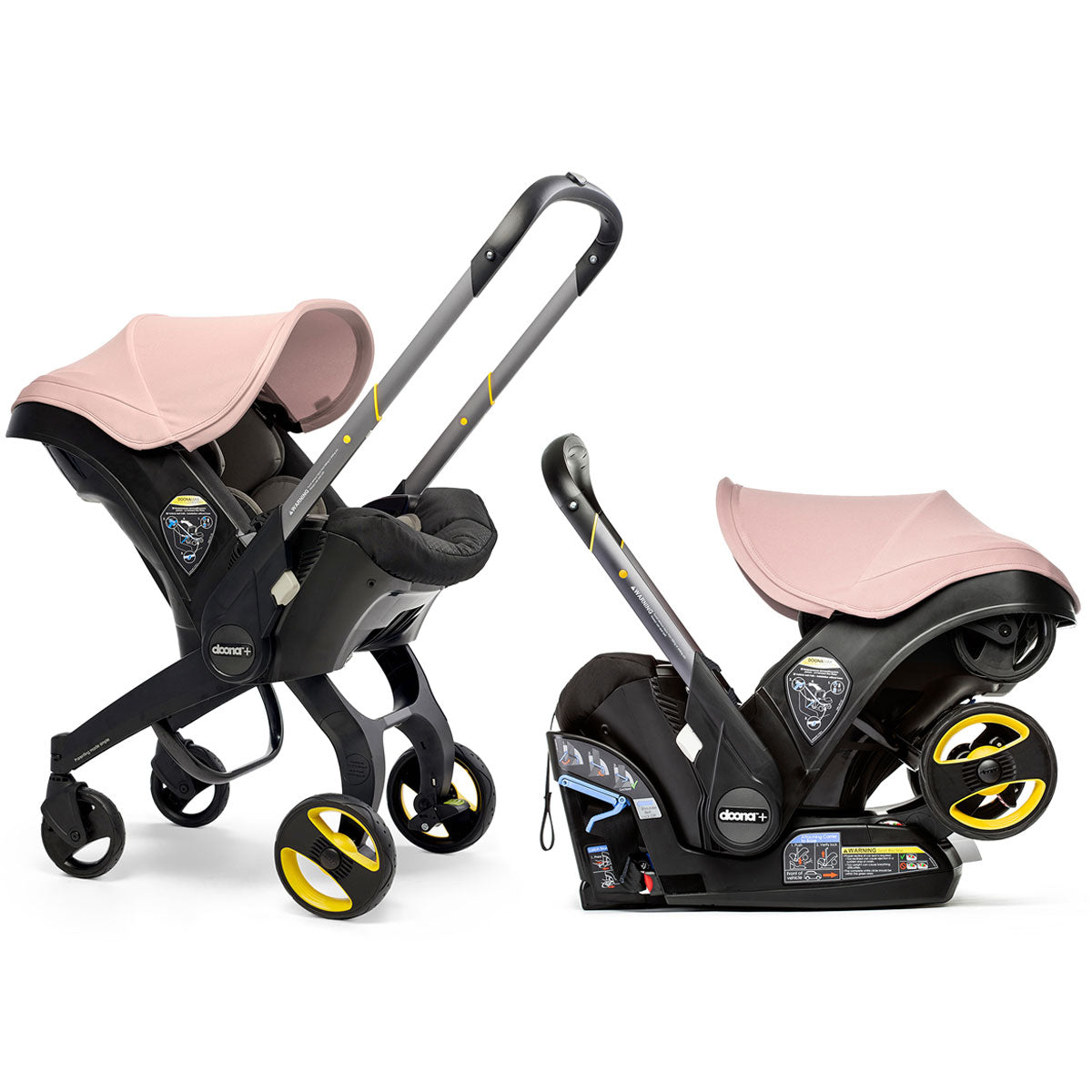 Doona Infant Car Seat & Stroller with Base - 3-in-1 Travel System for Newborns to 35 lbs - Lightweight & Compact for Airplane & Car Travel - Perfect for Parents on the Go
