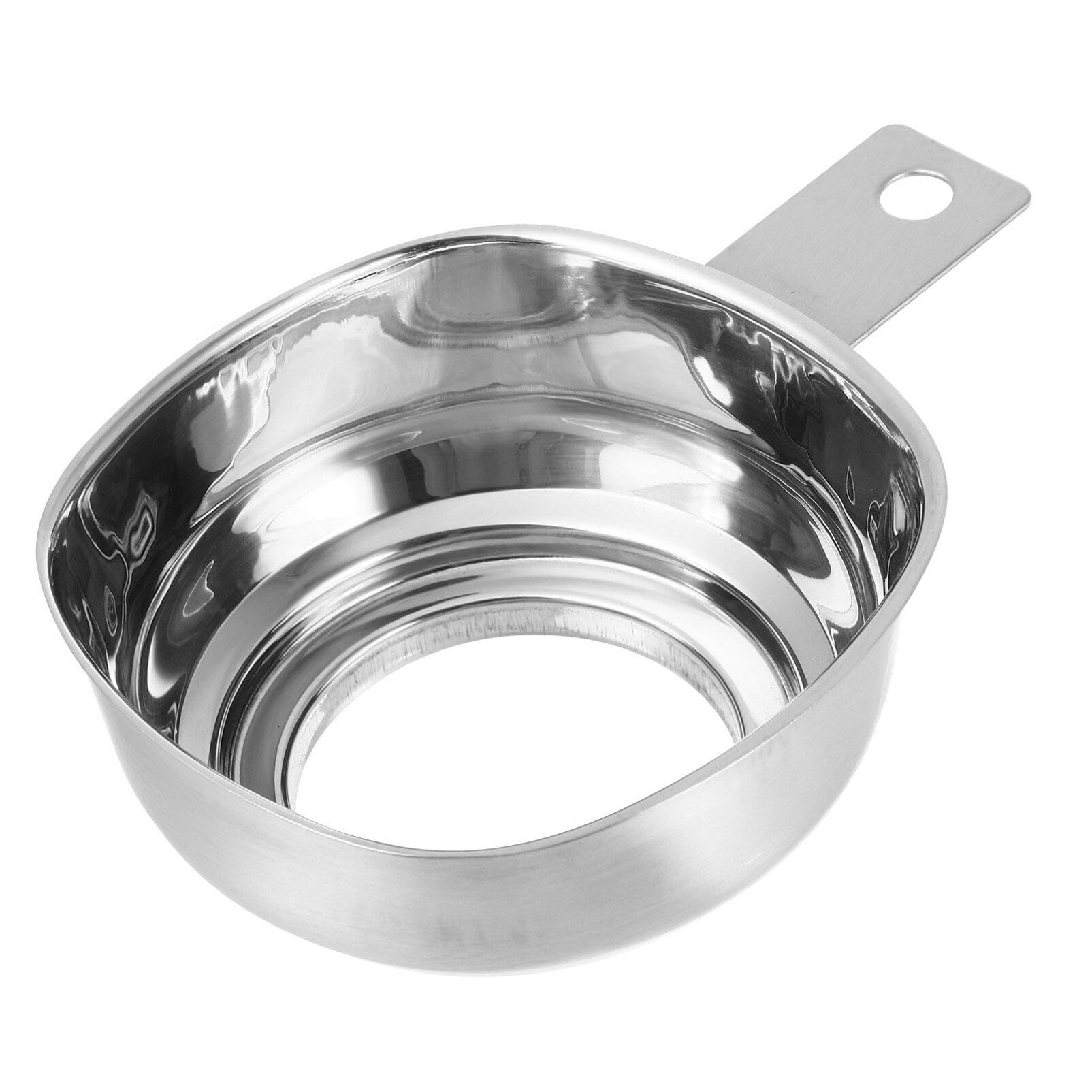 Stainless Steel Wide Mouth Canning Funnel for Mason Jars & Bottles - Hemoton Large Food Filling Funnel (Silver) - Perfect for Home Canning, Preserving, and DIY Kitchen Projects