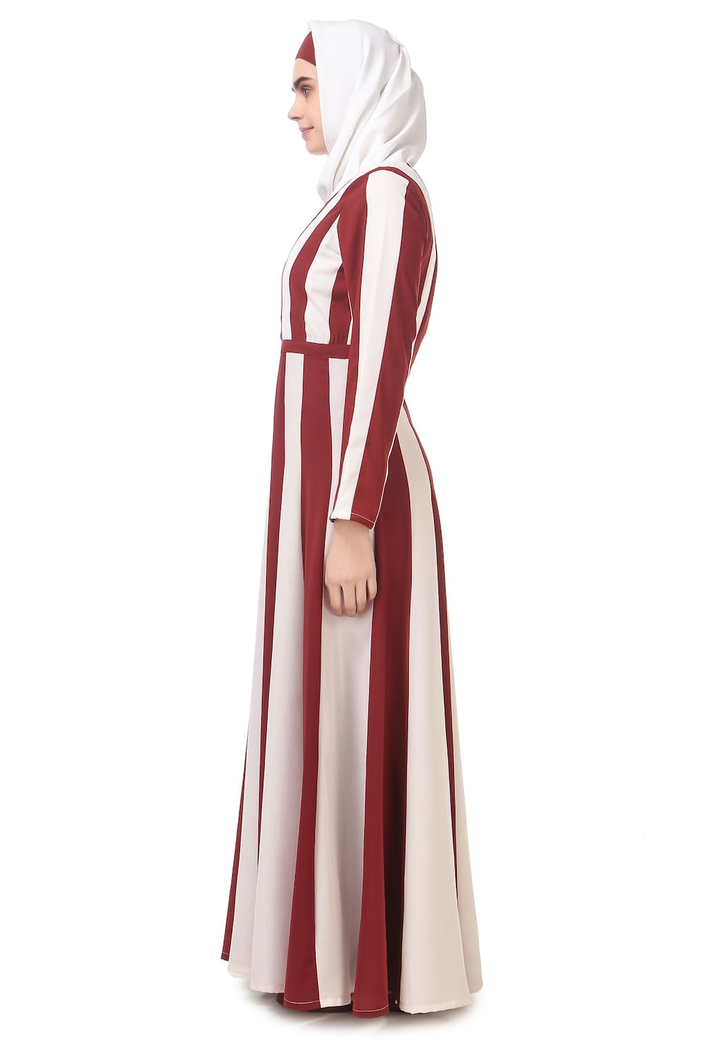 Elegant Anarkali Dual Color Nida Abaya - Stylish Islamic Dress for Women | Perfect for Eid, Weddings & Special Occasions