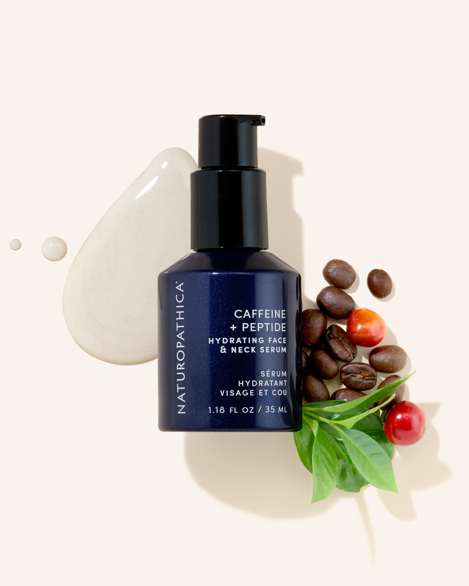 Best Caffeine + Peptide Anti-Aging Face & Neck Serum for Wrinkles & Dark Circles | Brightening & Firming Treatment for Day & Night Use