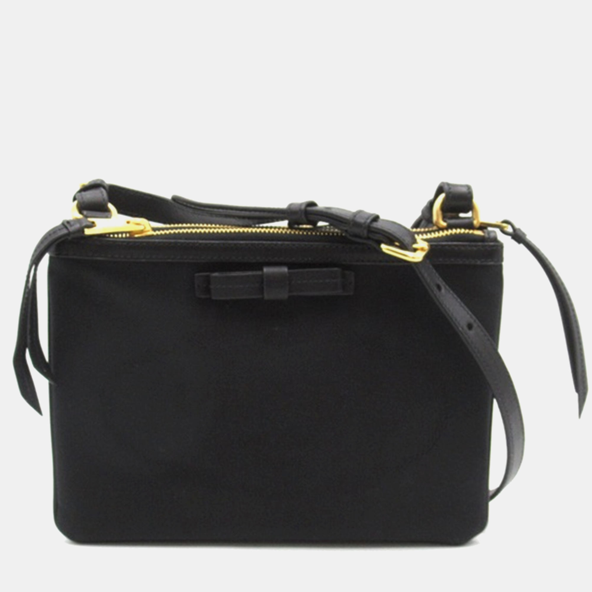 Stylish Black Canvas Bow Crossbody Bag for Women - Fashionable Shoulder Purse with Adjustable Strap - Perfect for Daily Use, Travel, and Shopping