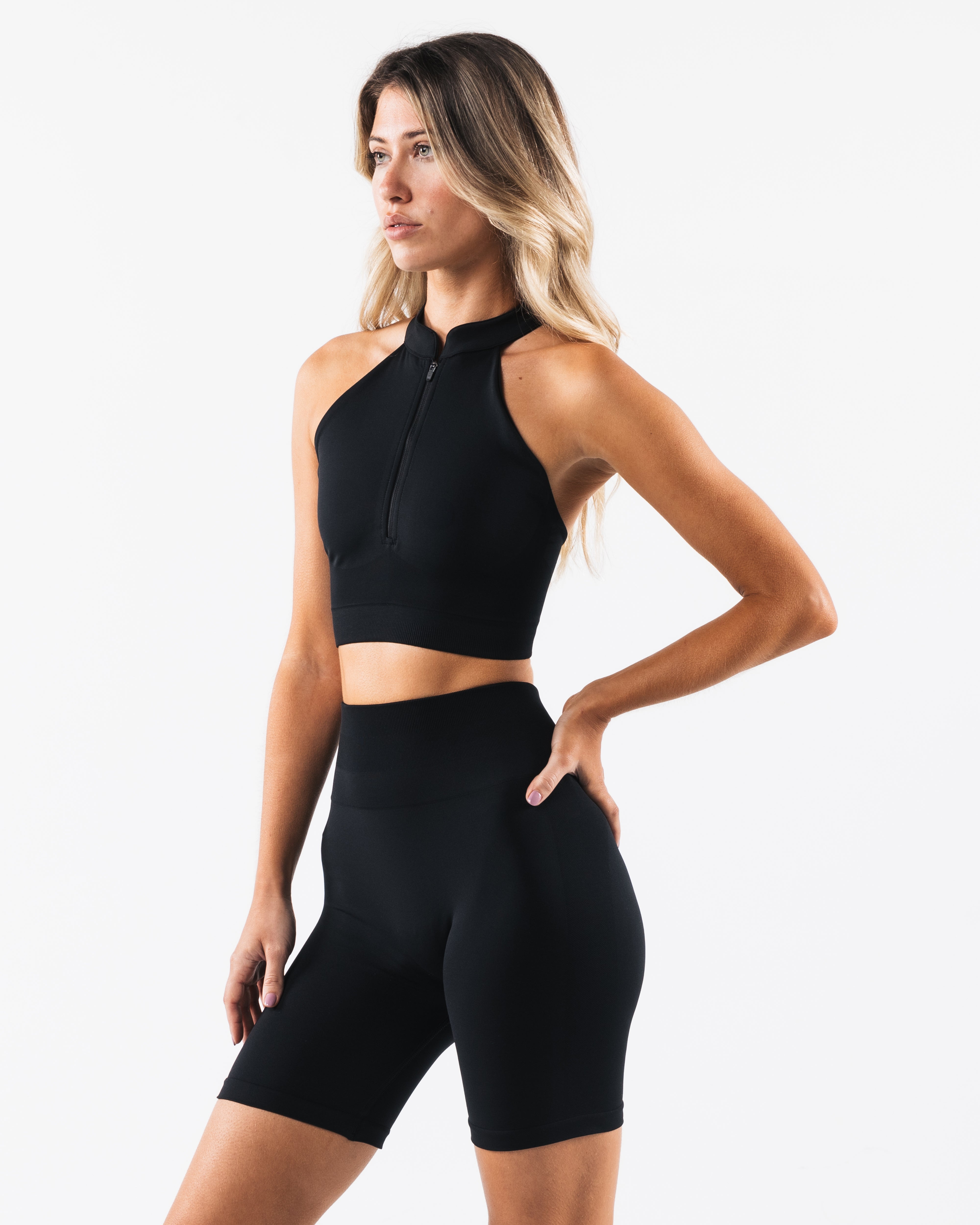Amplify Cassio Bra - Wireless Comfort Bra for Women, Black - Perfect for Yoga, Workouts & Everyday Wear