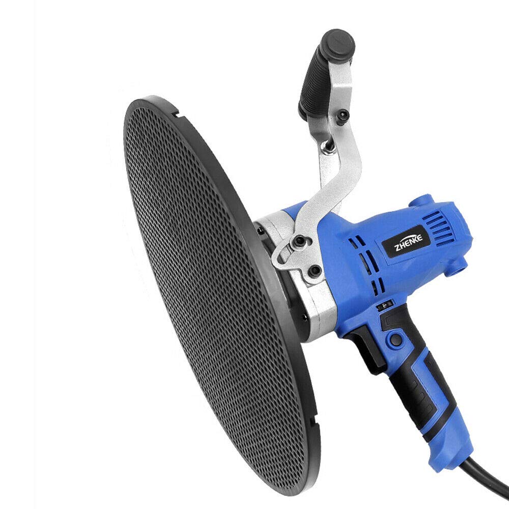 110V Electric Handheld Polishing Machine - 850W Wall Smoothing Trowel & Mixer with 50-100 RPM - Perfect for Drywall, Concrete, and Plaster Finishing - DIY & Professional Construction Tool