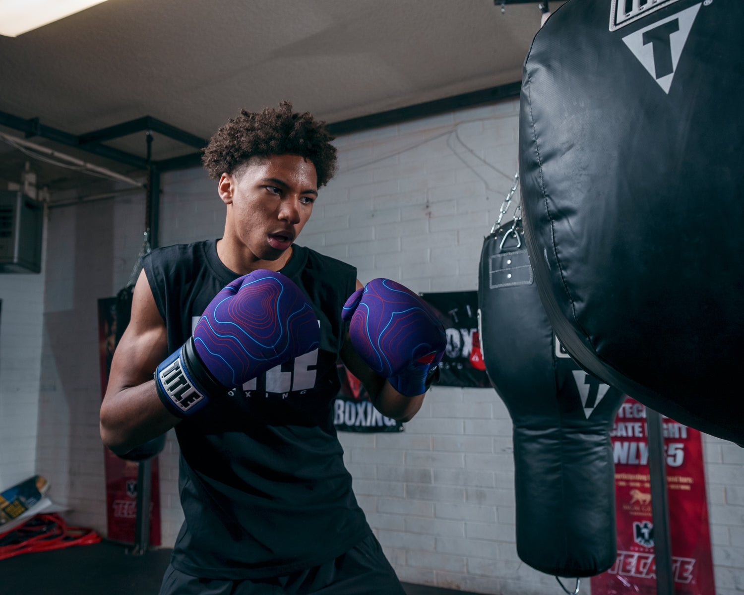 TITLE Boxing Infused Foam Orbit Bag Boxing Gloves - Premium Training Gloves for Boxing, MMA & Fitness - Perfect for Home Gym, Heavy Bag Workouts & Sparring Sessions