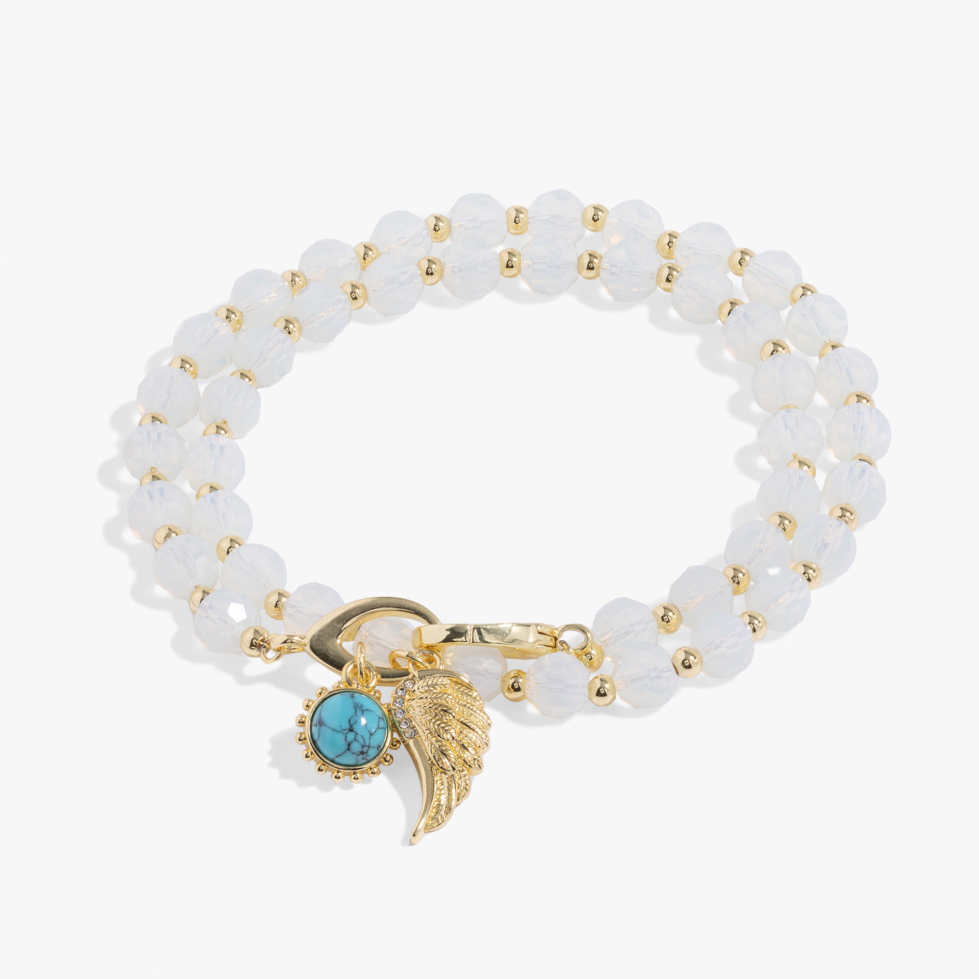 Guardian Angel Wrap Bracelet - Adjustable Spiritual Protection Jewelry for Women | Perfect for Daily Wear, Meditation & Gifts