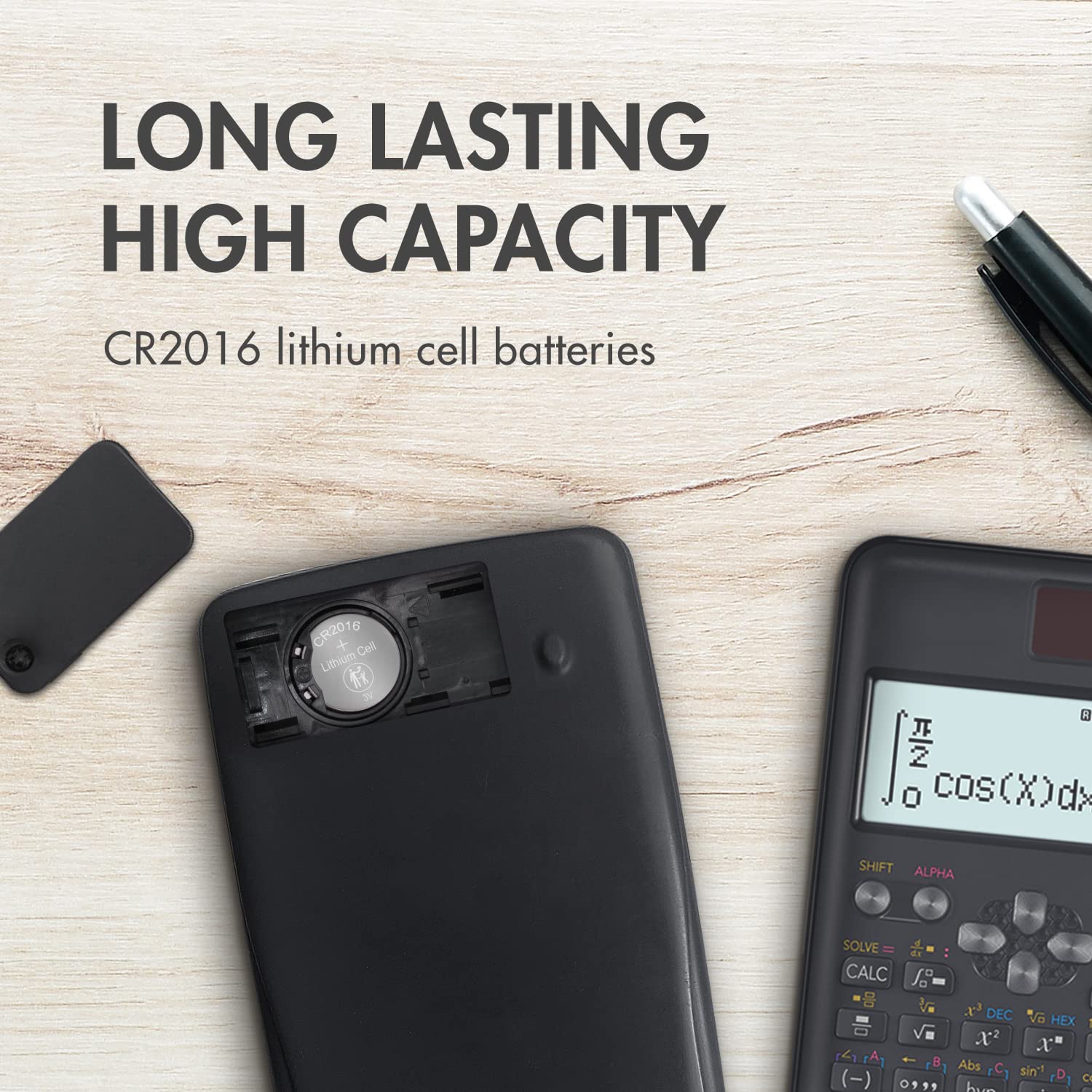 Tenergy CR2016 3V Lithium Battery - 5 Pack for Watches, Key Fobs, Calculators, Medical Devices | Long-Lasting Power for Home, Office & Healthcare Use