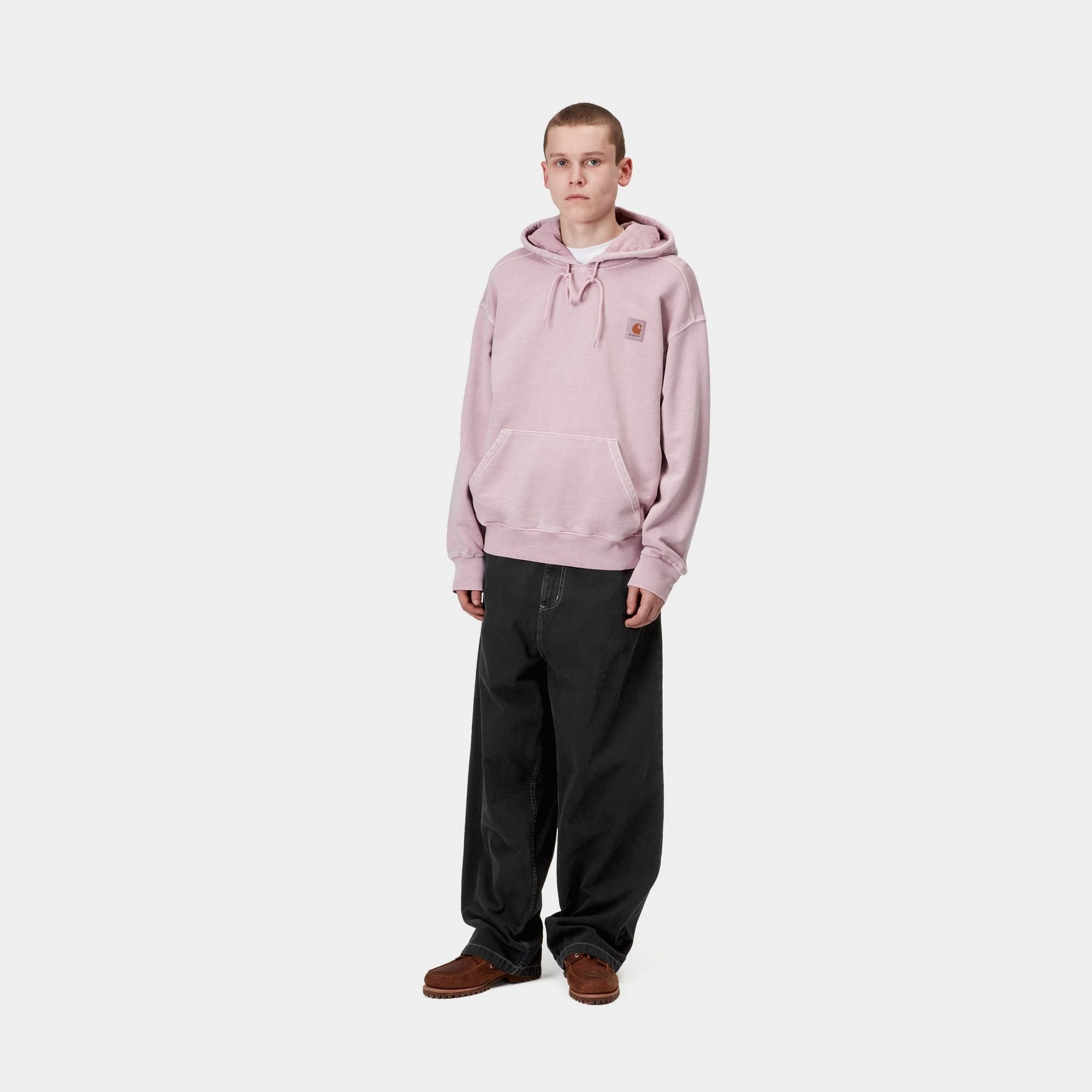 Brandon Men's Twill Pants - Stone Dyed Black Casual Trousers for Work, Travel & Everyday Wear