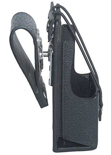 Durable Leather Carry Case for Motorola XTS 1500 Two-Way Radio with Swivel Belt Loop - Protective Holster for Police, Security & Outdoor Use (Non-Display Model)