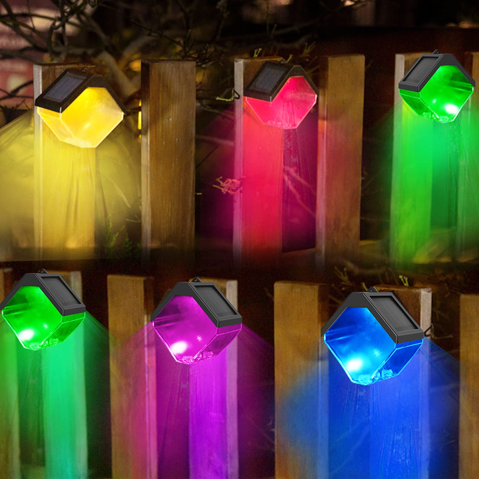 Solar LED Outdoor Lights - Waterproof for Garden, Yard & Wall