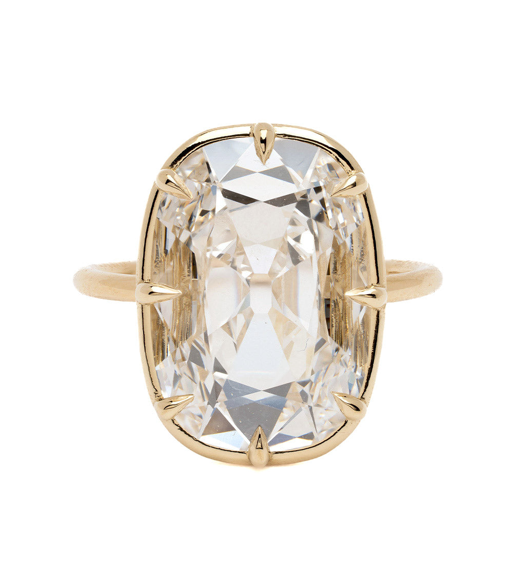 5.55 Carat Gigi Flat Cushion Cut Diamond Engagement Ring for Women - Perfect for Proposals, Anniversaries & Special Occasions