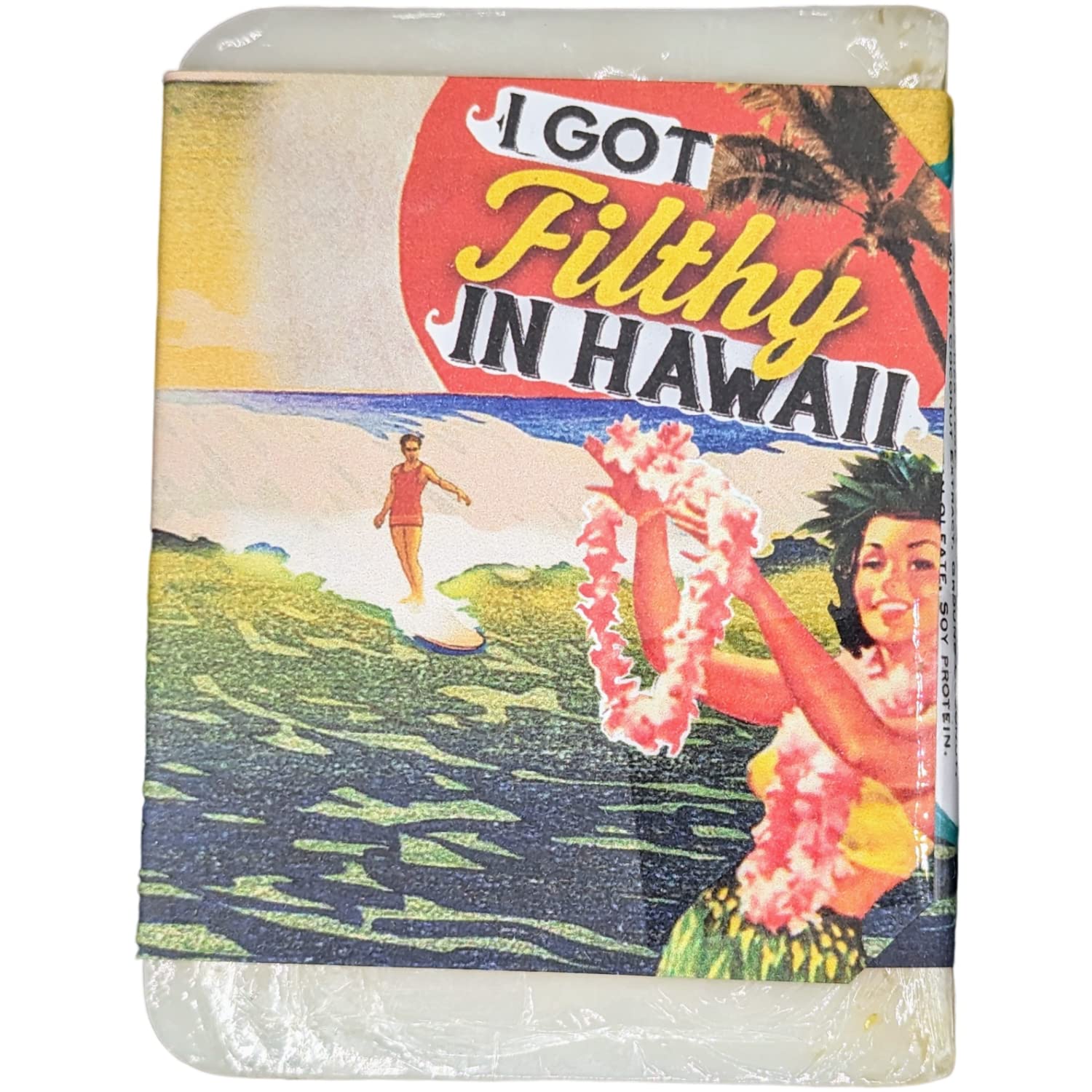 All Natural Coconut Soap Bar for Men - Organic Moisturizing & Exfoliating - Perfect for Surfers & Outdoor Enthusiasts