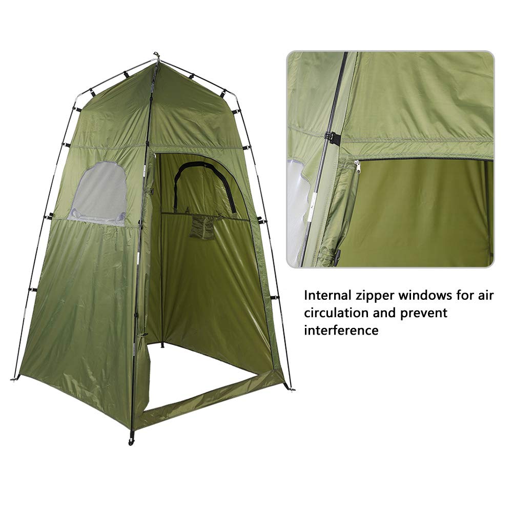 VGEBY Portable Camping Changing Tent - Outdoor Shower Shelter, Beach Toilet & Privacy Room for Camping, Beach, Hiking | Lightweight & Water-Resistant