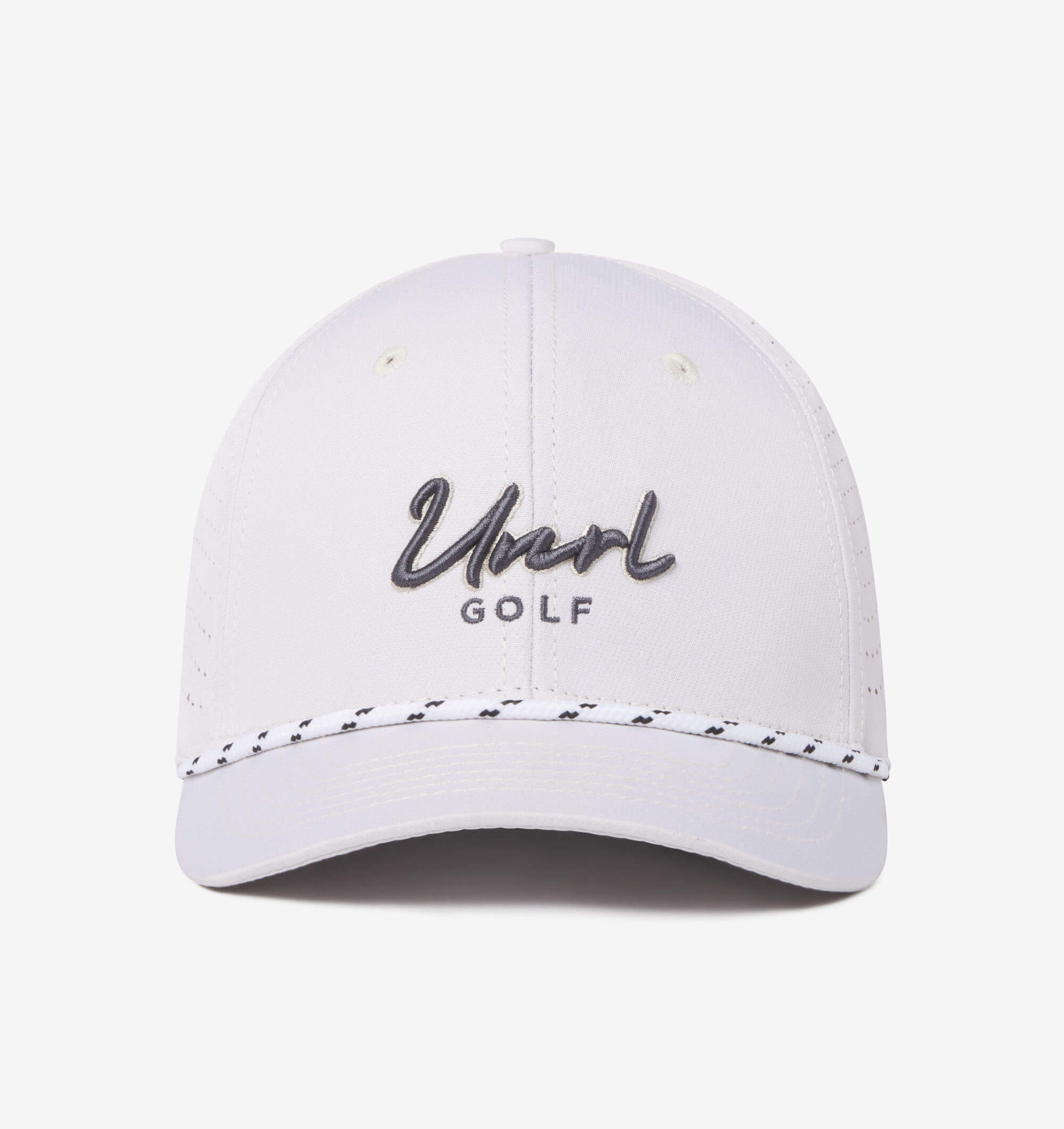 UNRL Golf Rope Script Snapback Hat [Mid Pro] - Stylish Adjustable Baseball Cap for Men & Women - Perfect for Golf, Casual Wear & Outdoor Activities