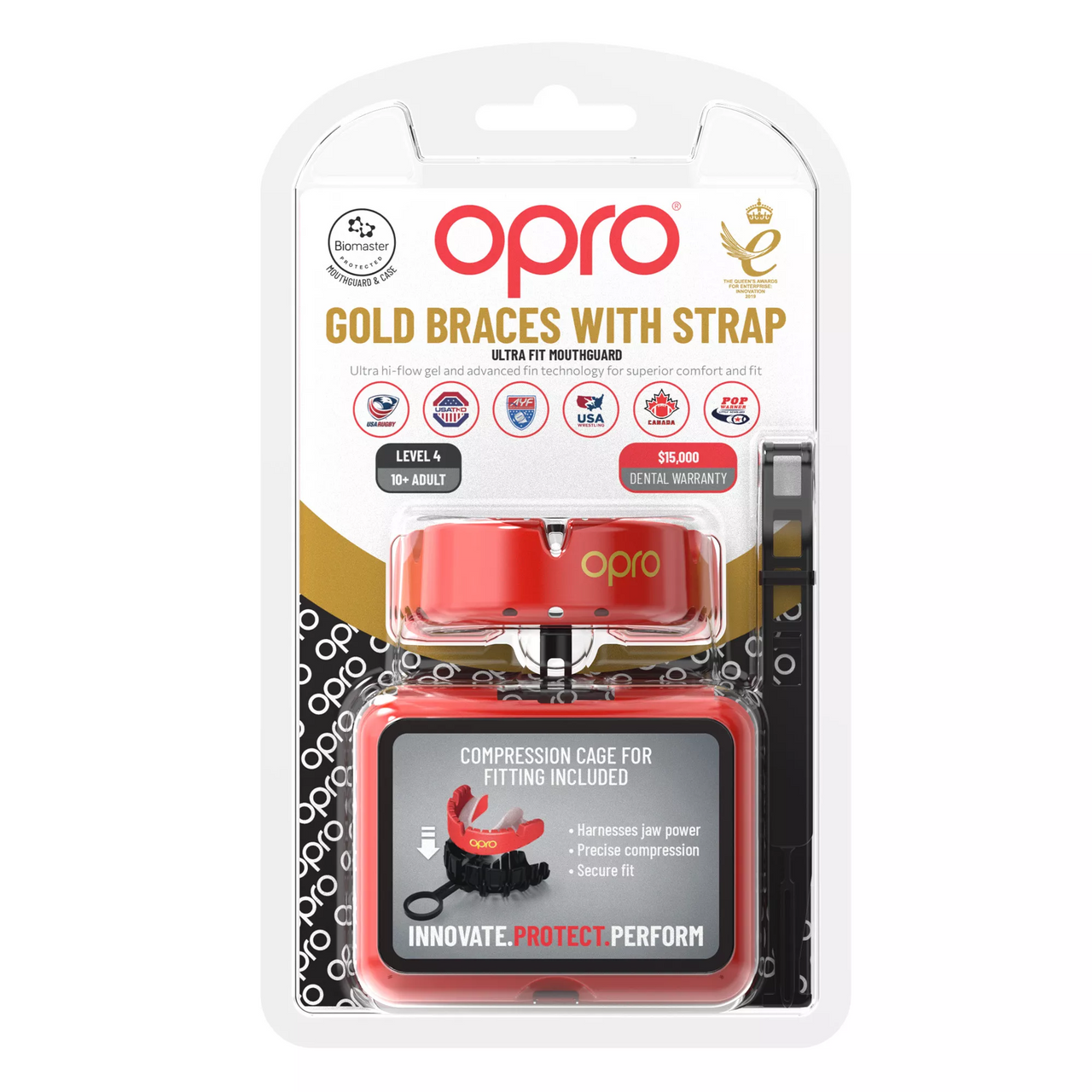 Sports Mouth Guard with Braces Bumper for Adults & Youth - Opro by Marcy in Multiple Colors | Perfect for Boxing, Football & Martial Arts Protection
