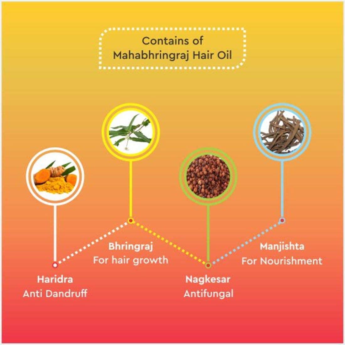 Baidyanath Mahabhringraj Ayurvedic Hair Oil (100ml) - Natural Hair Growth, Anti-Hair Fall, Anti-Dandruff Treatment | Pure Ayurvedic Remedy for Hair Nourishment & Care | No Chemicals or Fragrance | Perfect for Daily Hair Massage & Scalp Treatment