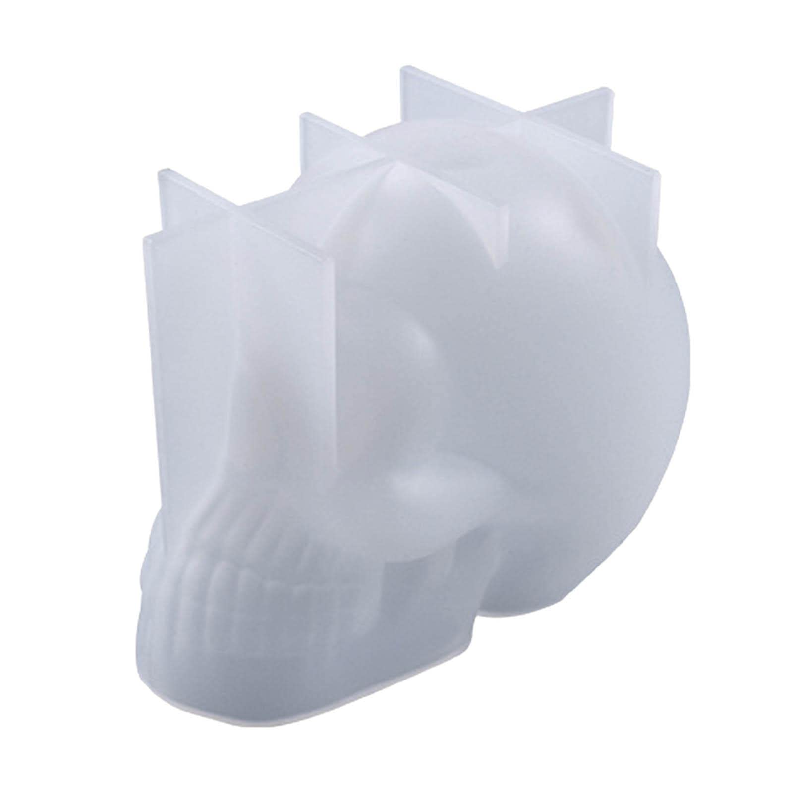 3D Skull Candle Mold for DIY Crafts & Jewelry Making - Halloween Party Decor