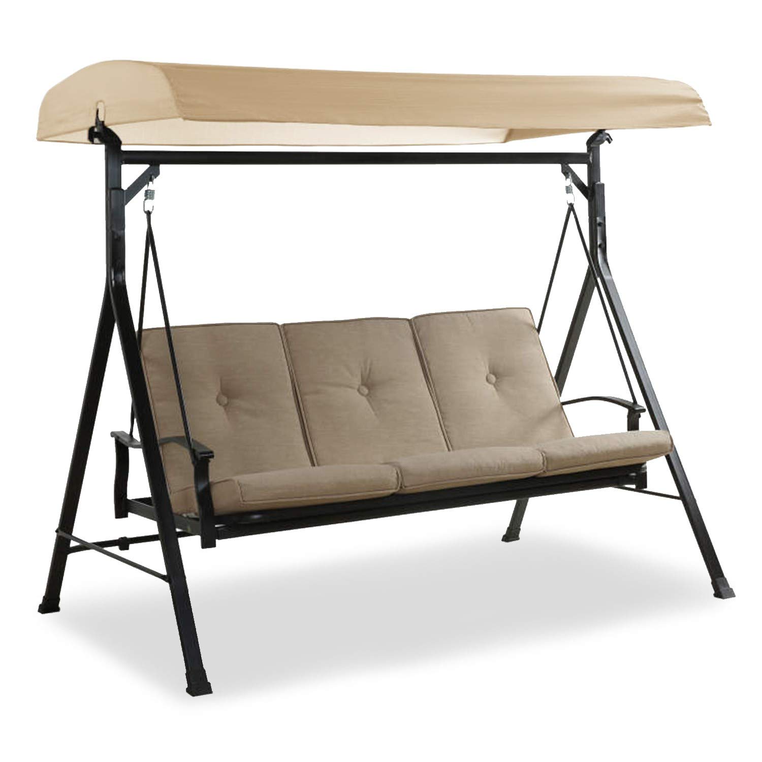 Boulder Bridge Swing Replacement Canopy Top Cover - Standard 350 | Durable Outdoor Shade Cover for Patio, Backyard & Garden Swing Sets