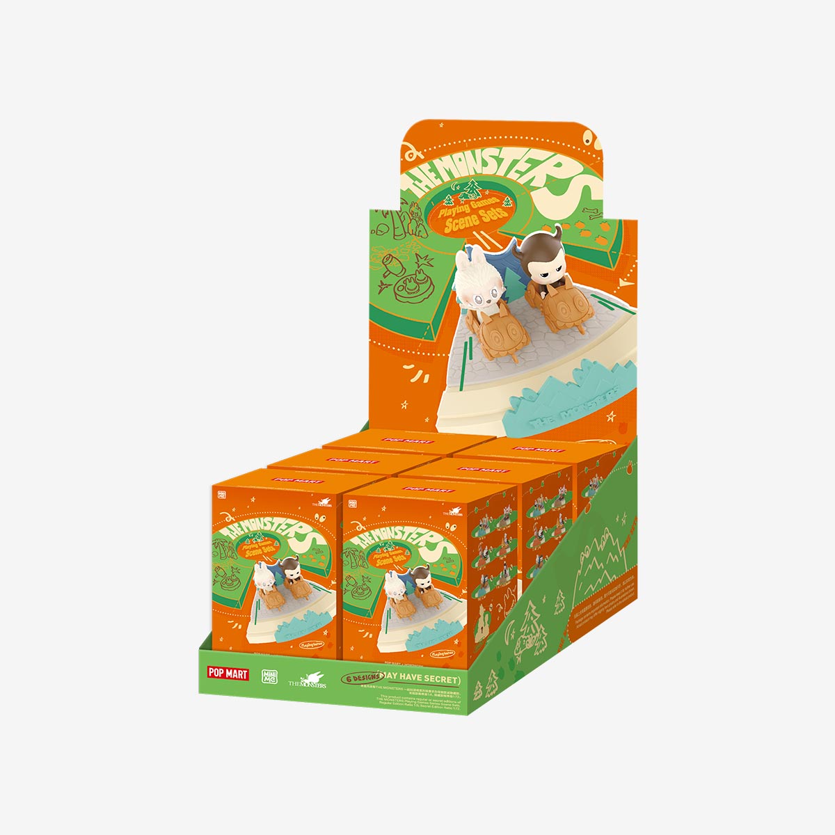 Labubu The Monsters Playing Games Series Scene Sets - Cute Collectible Vinyl Figures for Home Decor, Office Display & Gift Giving