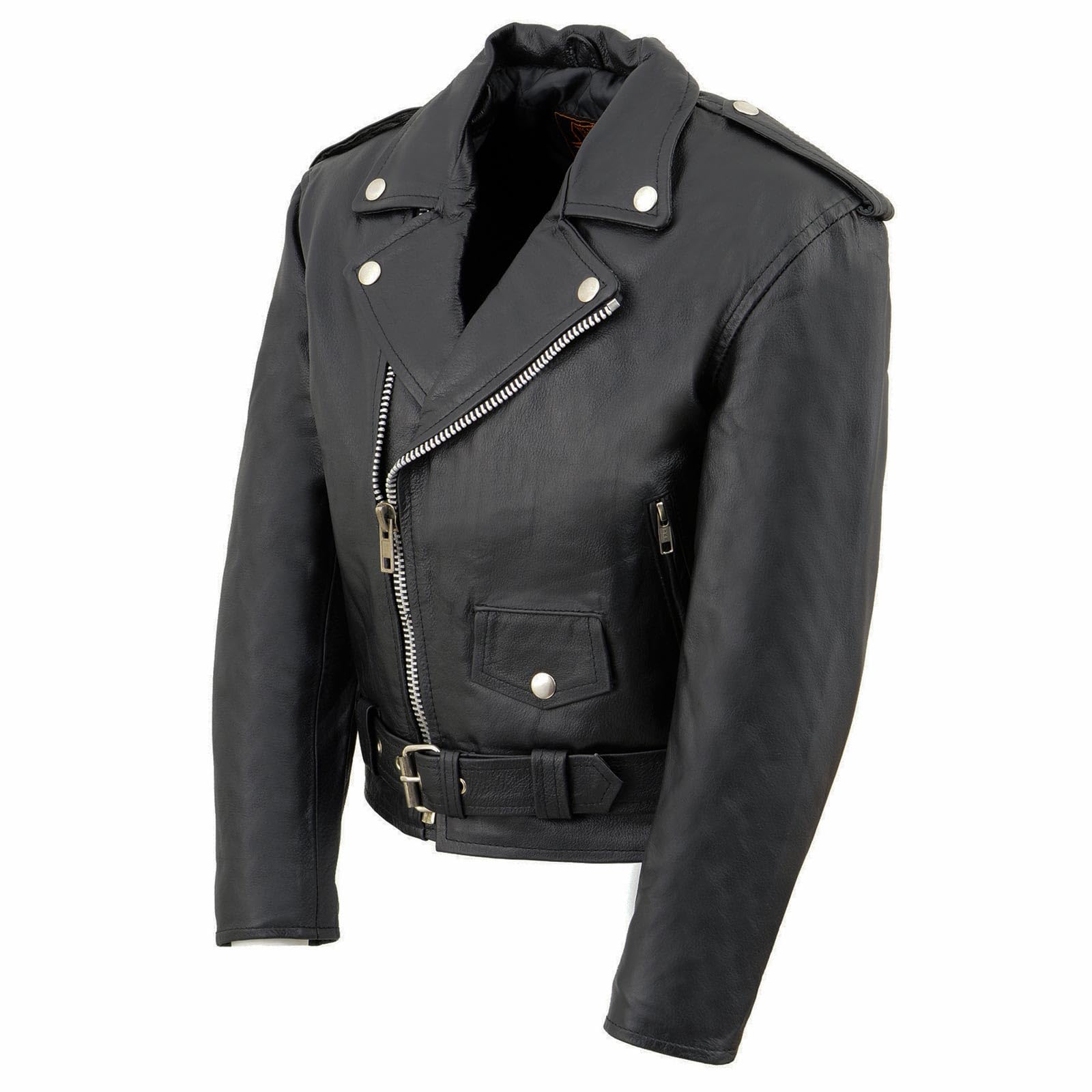 Milwaukee Leather SH2010 Toddler Black Classic Motorcycle Jacket for Boys & Girls - Perfect for Riding, Biker Events & Cool Outfits