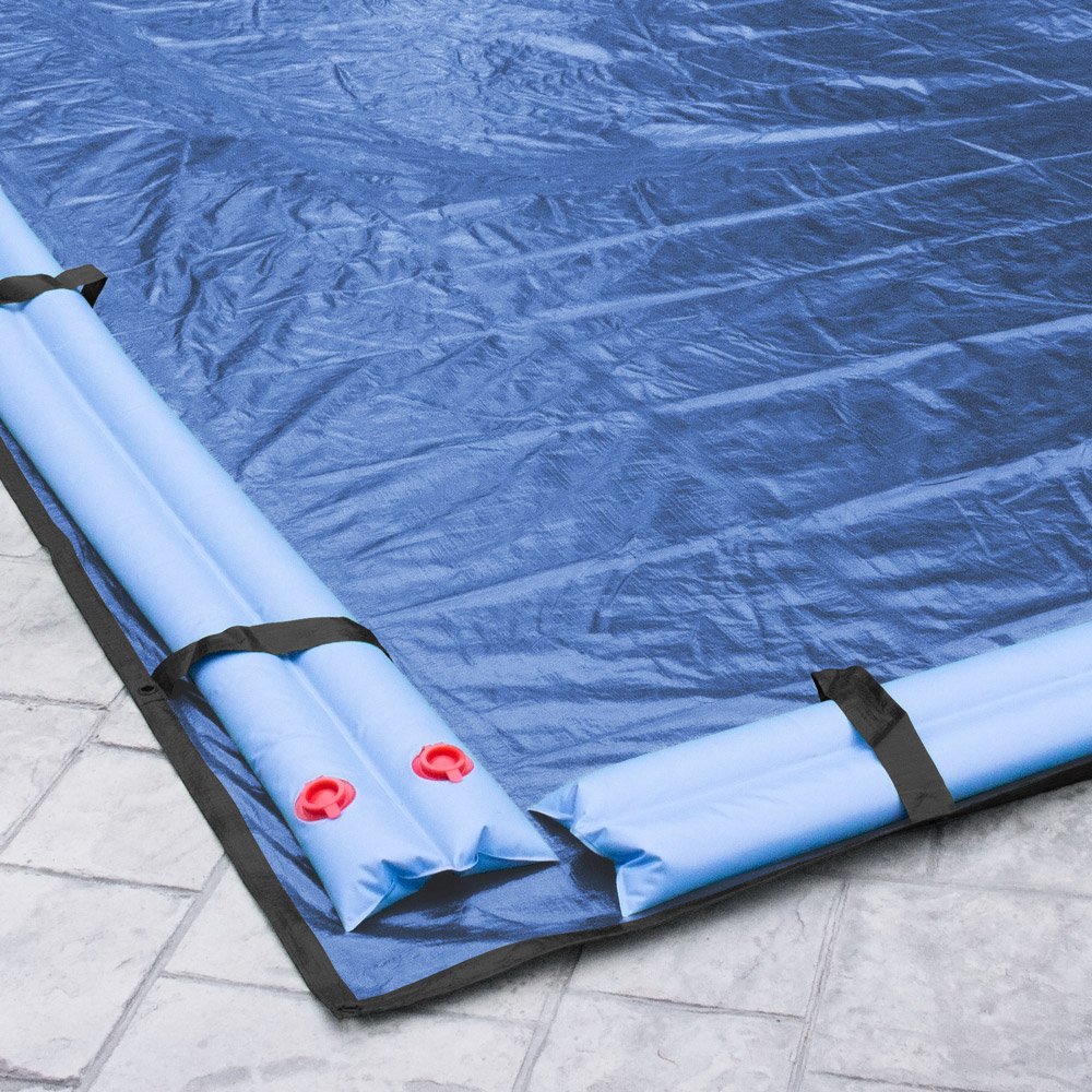 Pool Mate 492040R-PM 20-Year Premium Swimming Pool Cover - Heavy Duty Blue Vinyl Winter Cover for Inground Pools | Protects from Debris, Leaves & Freezing Temperatures | Perfect for Winterization & Off-Season Protection