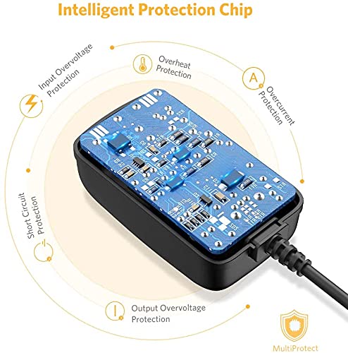 Clickfree CA3D20-6CBK1-E1S AC Power Adapter for 2TB External Hard Drive - Replacement Charger Cord for CA3D20-6C & C6 Models - USB 3.0 Backup Power Supply - Perfect for Home/Office Data Storage & Computer Backup Solutions