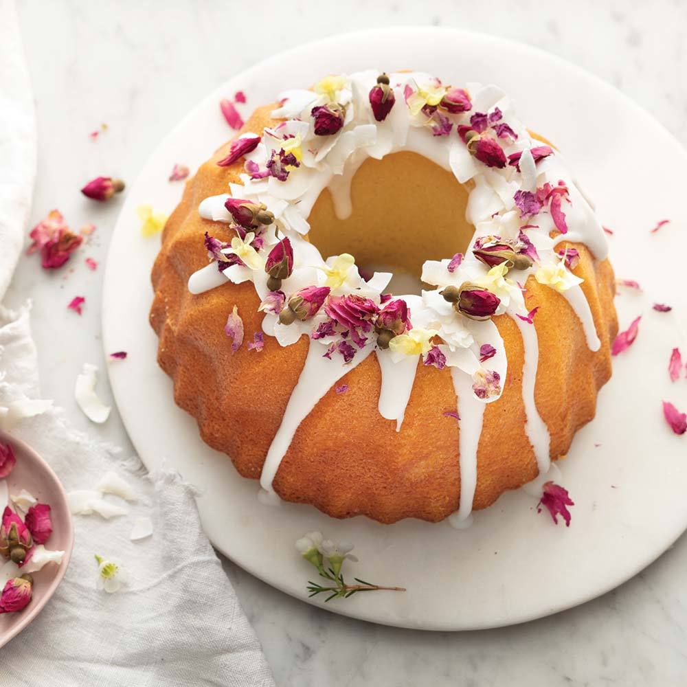 21cm Rose Gold Bundt Cake Pan - Non-Stick Baking Pan for Cakes, Muffins & Desserts - Perfect for Birthday, Wedding & Holiday Baking