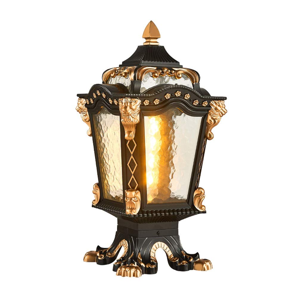 Waterproof Outdoor Wall Light - Super Bright European Style Garden & Villa Column Lamp for Gates, Pillars, and Pathways | Perfect for Patio, Porch, and Landscape Lighting