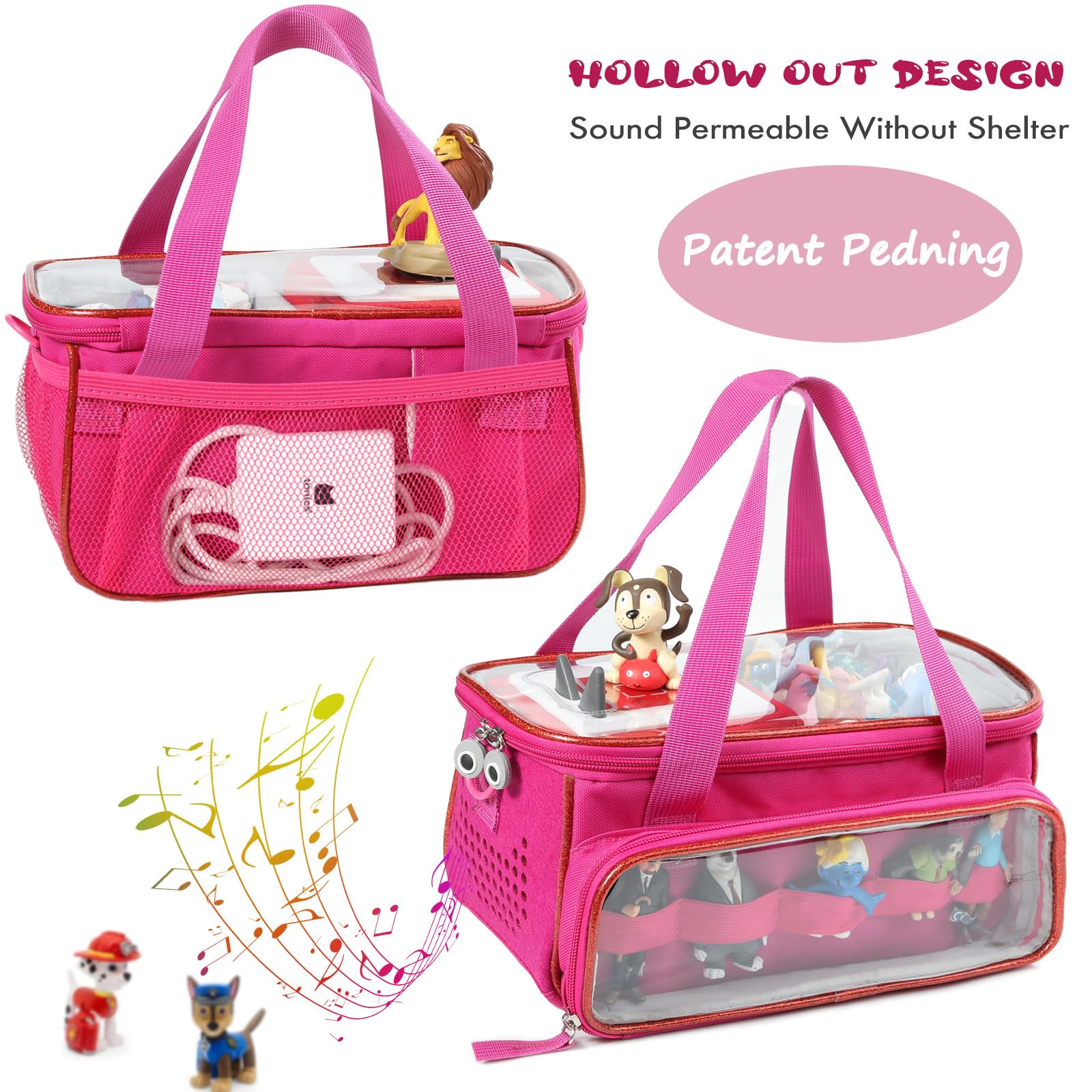 SFYBYHEART Protective Carrying Case for Toniebox & Tonie Figures – Durable Storage Case for Toniebox Starter Set, Characters & Headphones – Perfect for Travel, Home & Kids' Room Organization (Patent Pending)